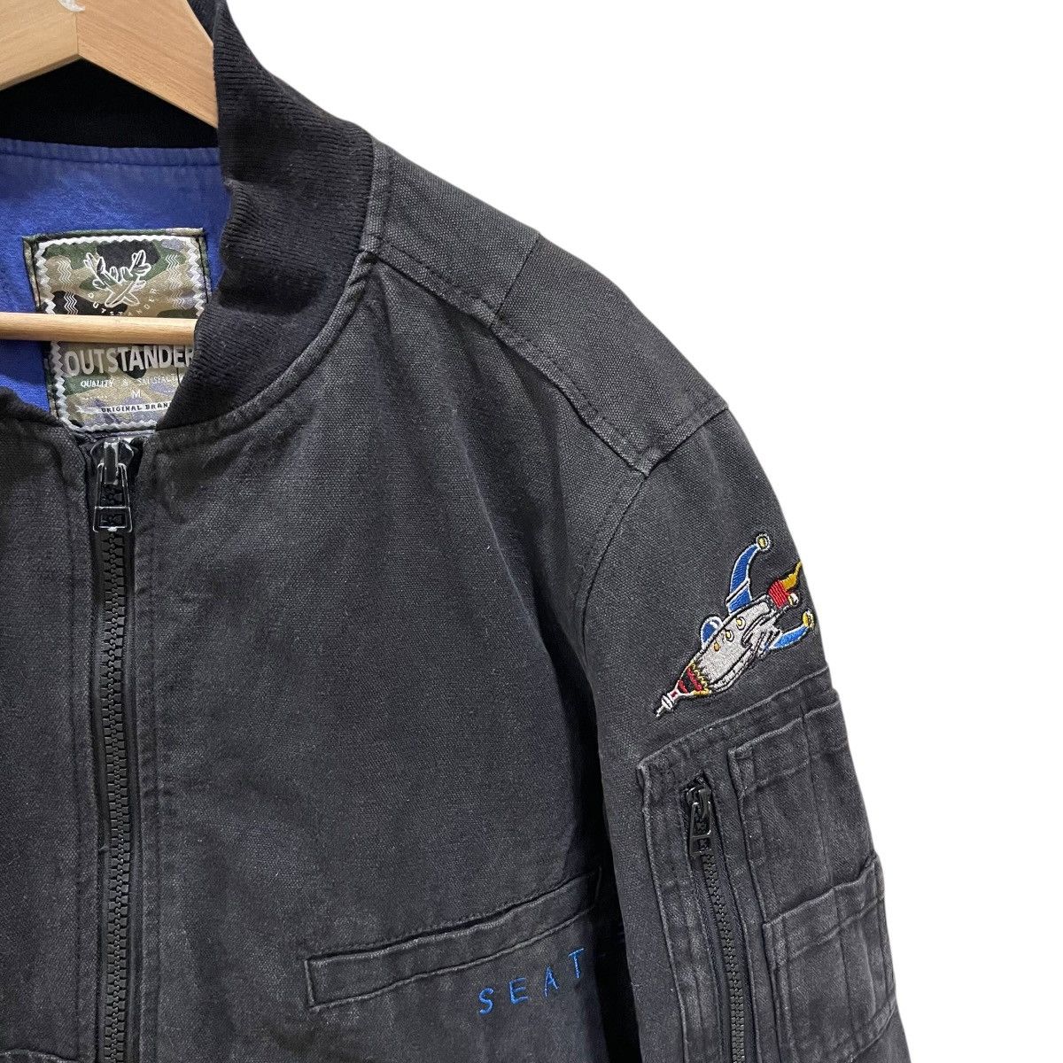 Vintage Seatle Paradise Tavern Duck Canvas Bomber Jacket Size US M / EU 48-50 / 2 - 4 Thumbnail