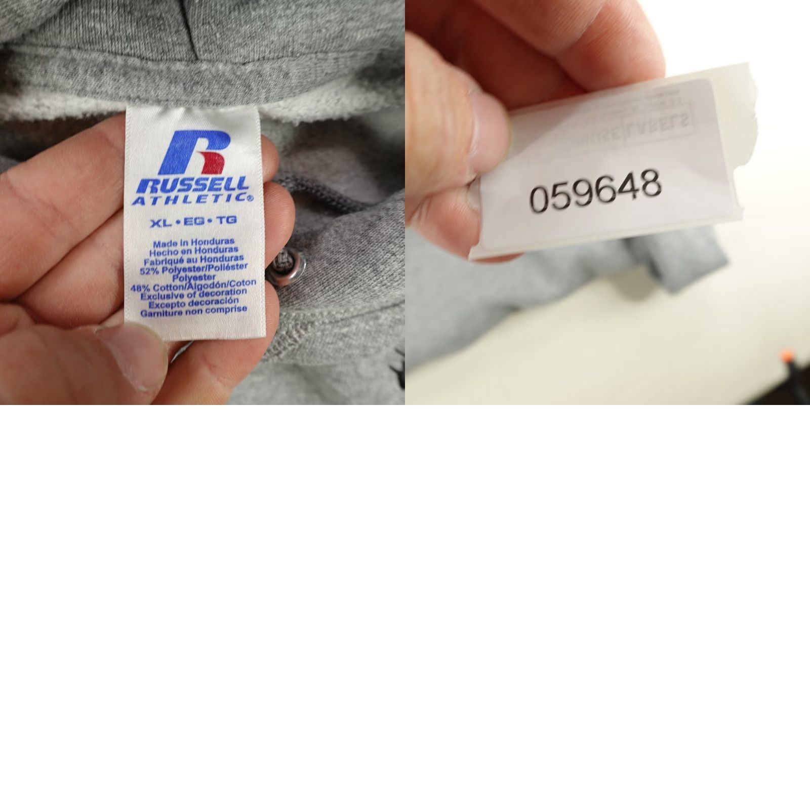 Russell Athletic Russell Athletic Hoodie Mens XL Gray Extreme Hunting 365 Pullover Sweatshirt Size US XL / EU 56 / 4 - 8 Thumbnail