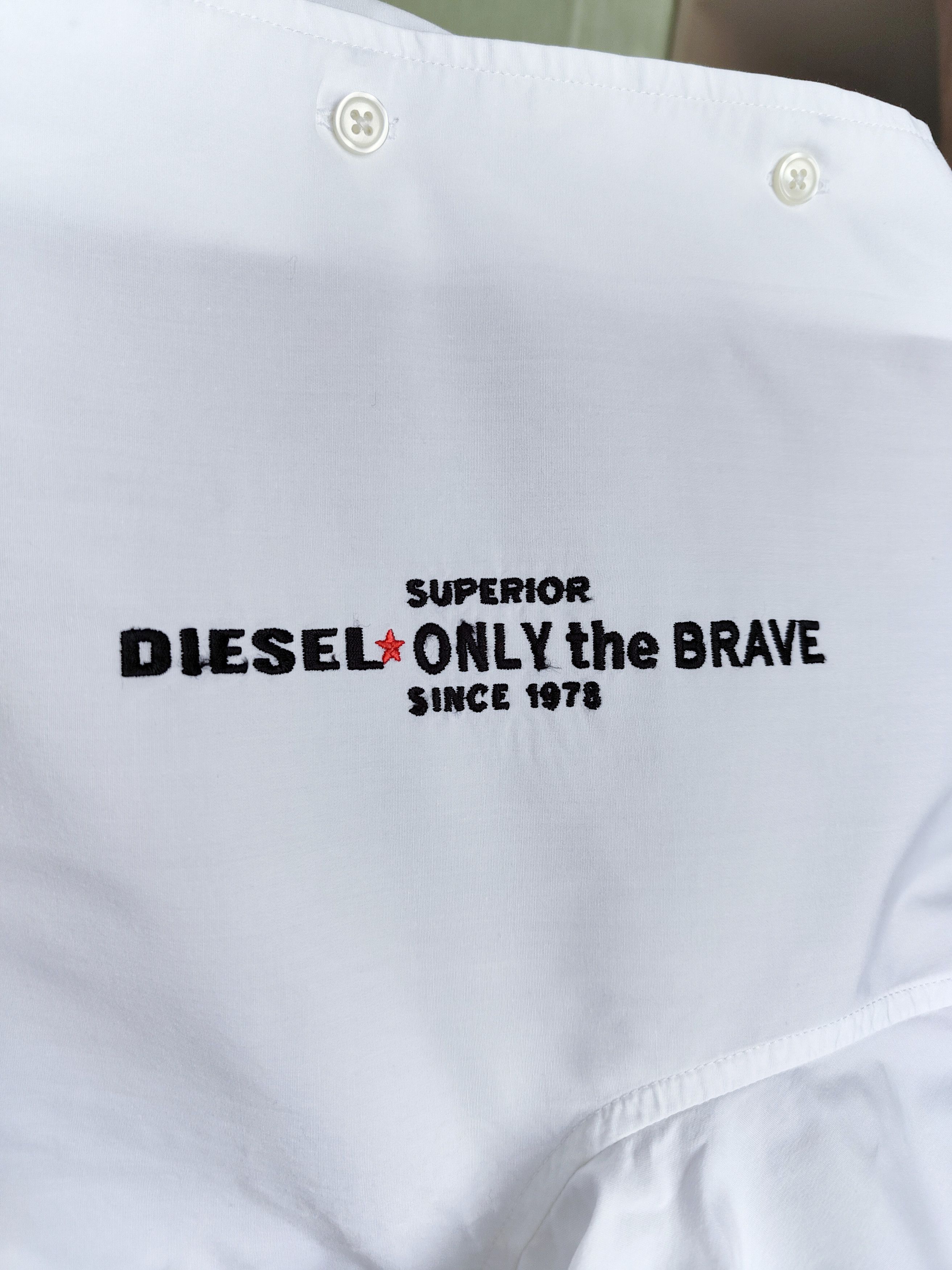 Diesel × Vintage 🔥Vintage Y2K Diesel Shirt Short Sleeves Diesel Shirt Size US S / EU 44-46 / 1 - 9 Thumbnail