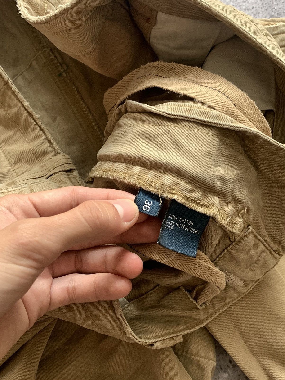 Polo Ralph Lauren 🔥VINTAGE 90s POLO RALPH LAUREN BIG PONY #5 CHINO SHORTS Size US 36 / EU 52 - 15 Thumbnail