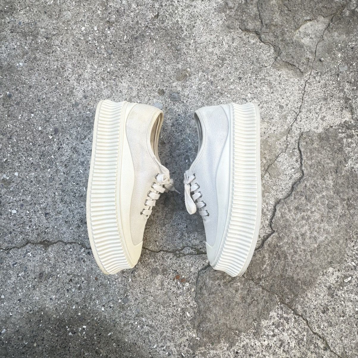 Jil Sander Jil Sander Rice Platform Canvas Sneakers Size US 9 / IT 39 - 5 Thumbnail