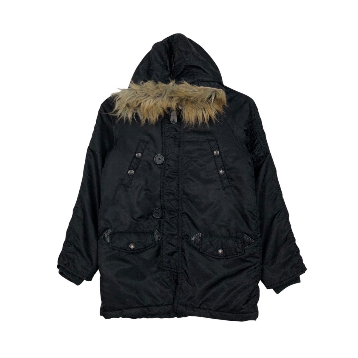 Avirex × Vintage 📌Vintage Parka Jacket Avirex Usa For Kids 140 Size on Tag Size US M / EU 48-50 / 2 - 3 Thumbnail