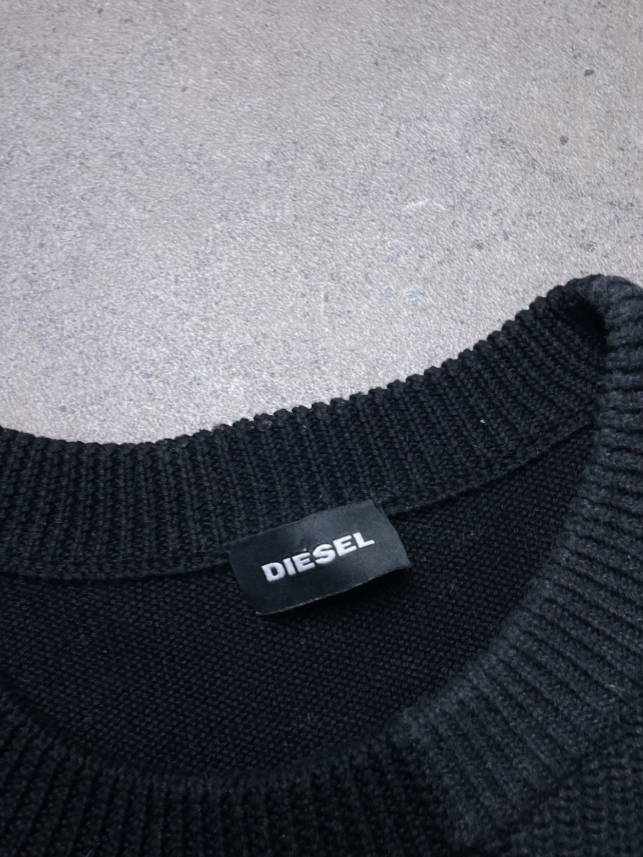 Diesel Vintage y2k Diesel Knit Sweater Big Logo Size US S / EU 44-46 / 1 - 3 Thumbnail