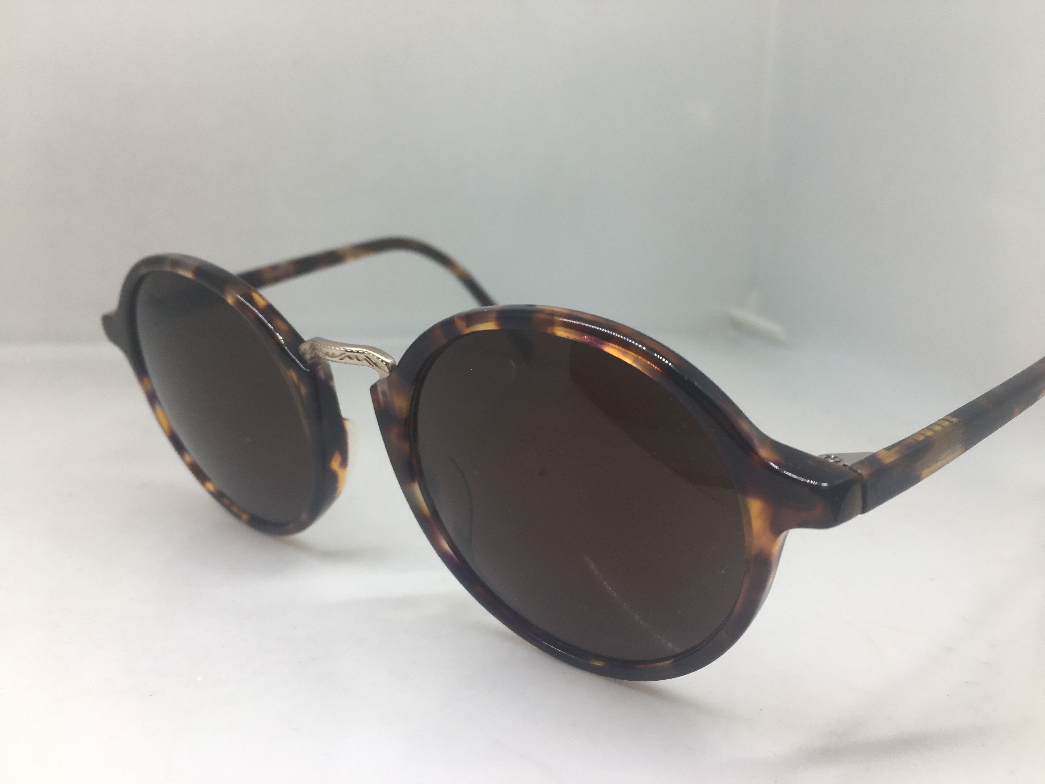 Vintage Handmade EGG Round Sunglasses Frame IVY LEAGUE Size ONE SIZE - 3 Thumbnail