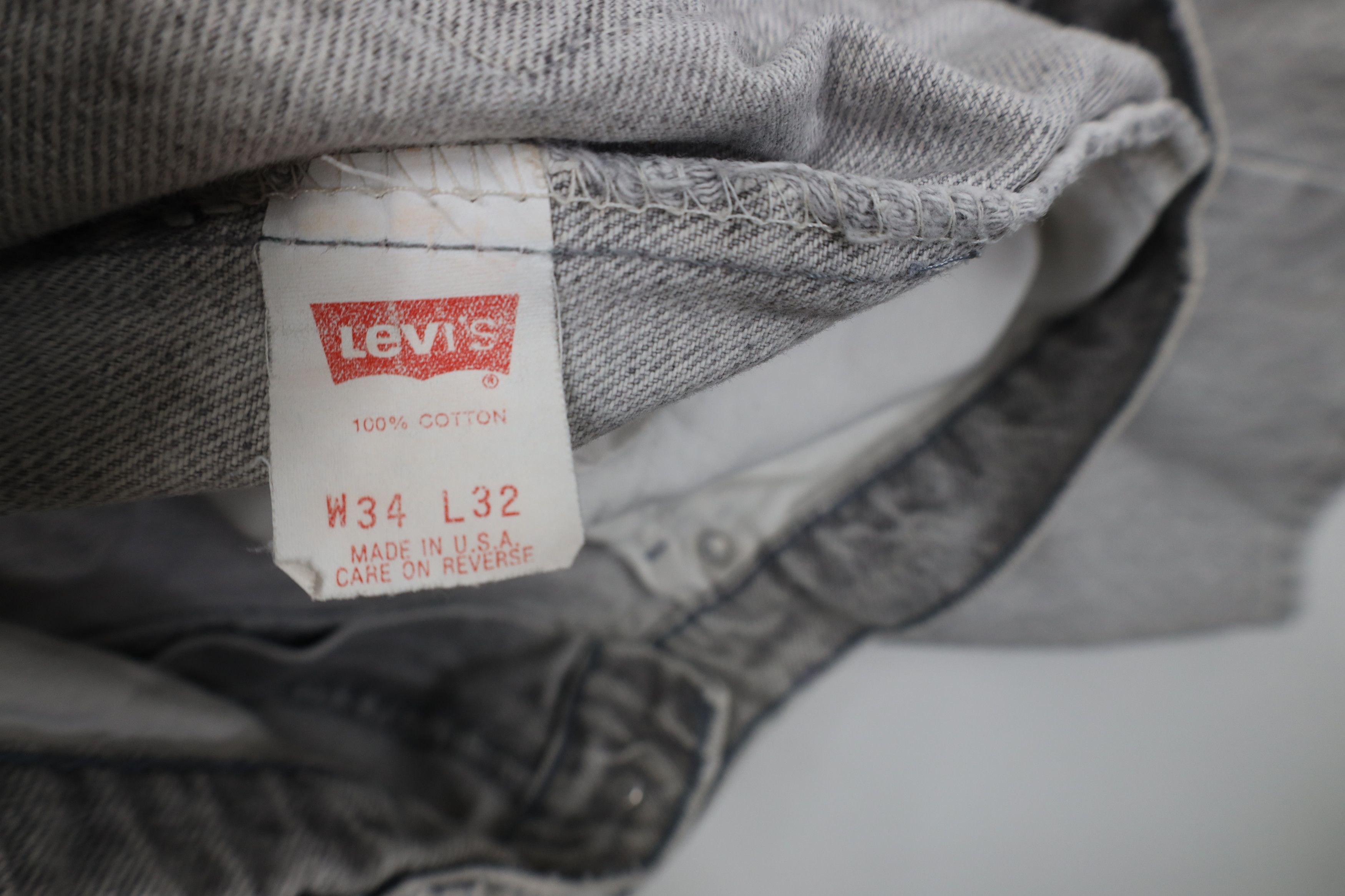 Levi's Vintage 80s 90s Levis 506xx Acid Wash Straight Leg Jeans USA Size US 34 / EU 50 - 9 Thumbnail