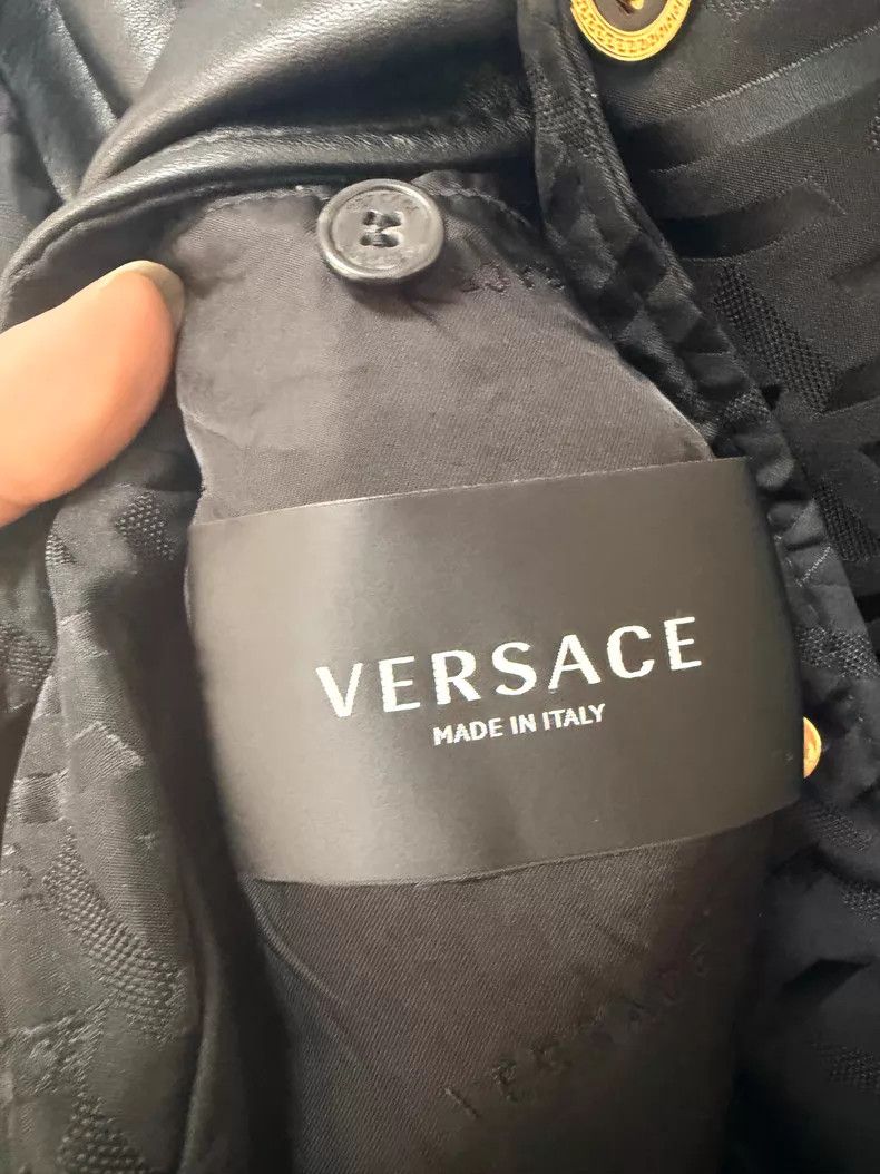 Versace Versace Leather jacket, leather jacket, cotton jacket, top Size US M / EU 48-50 / 2 - 5 Thumbnail