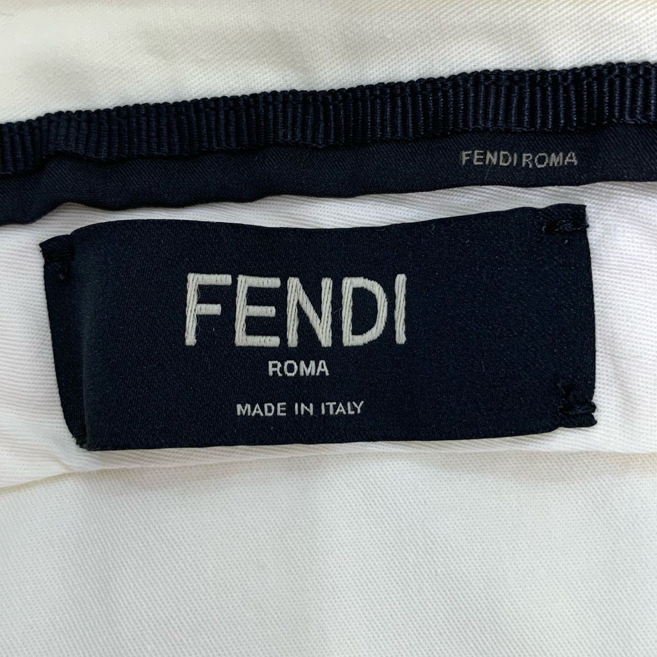 Fendi Fendi Logo Linen Shorts, Size 52 (L) Size US 36 / EU 52 - 5 Thumbnail