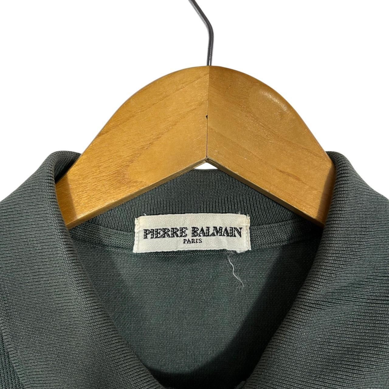 Pierre Balmain Vintage PIERRE BALMAIN PARIS Embroidered Logo Polo Tee Shirt Size M / US 6-8 / IT 42-44 - 2 Thumbnail