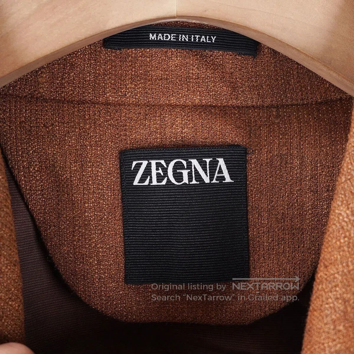 Ermenegildo Zegna ZEGNA New Silk Linen Jacket. Size US L / EU 52-54 / 3 - 5 Thumbnail