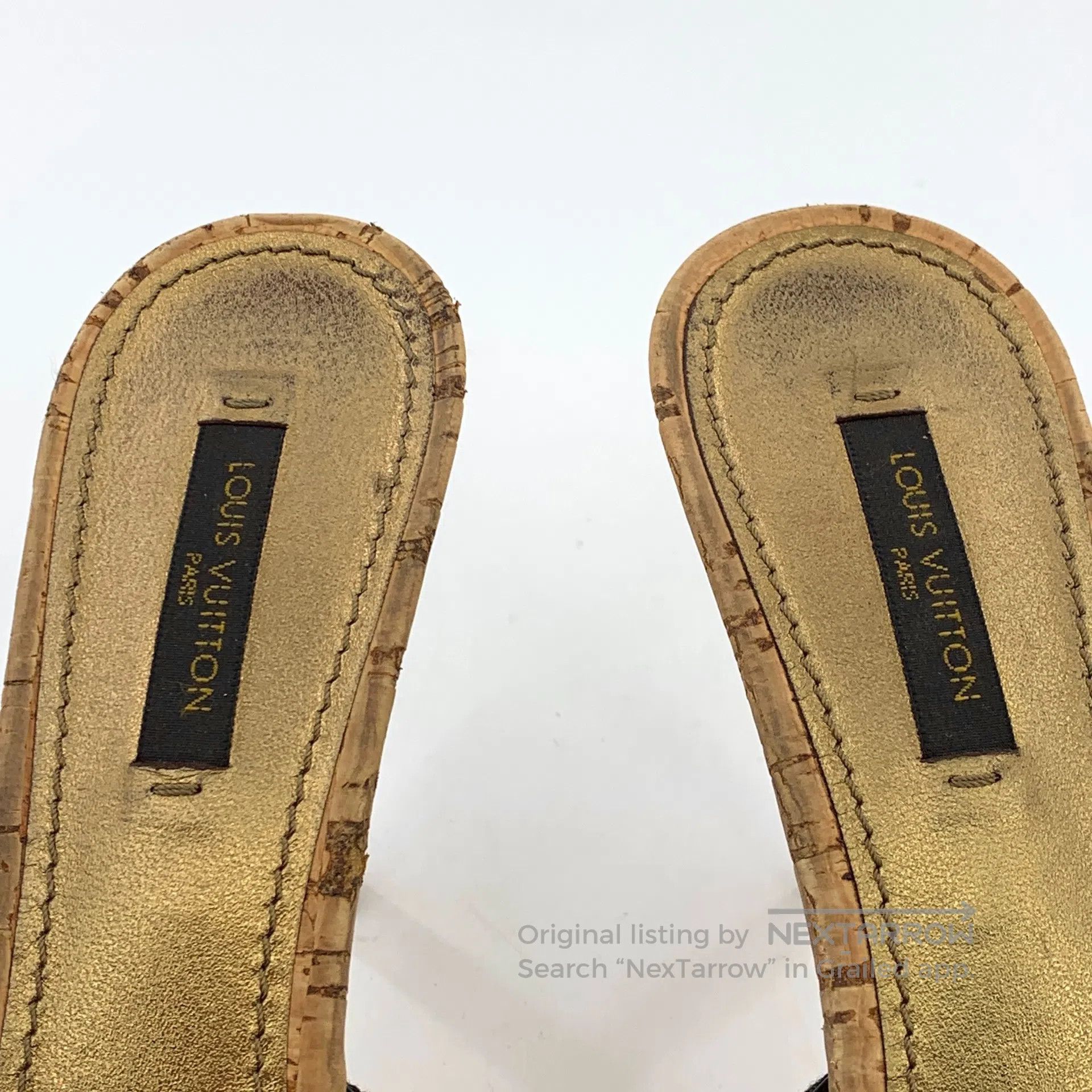 Louis Vuitton Louis Vuitton Black Monogram Print Ankle Strap High Heel M Size US 7.5 / IT 37.5 - 9 Thumbnail
