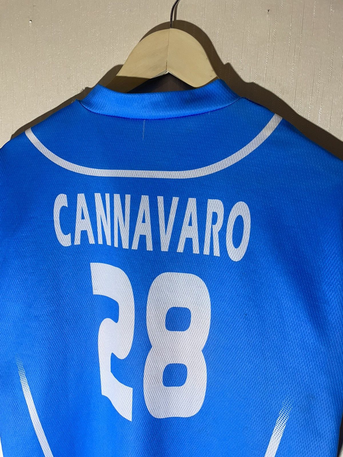 Vintage Napoli #28 Cannavaro vintage soccer jersey Size US M / EU 48-50 / 2 - 4 Thumbnail