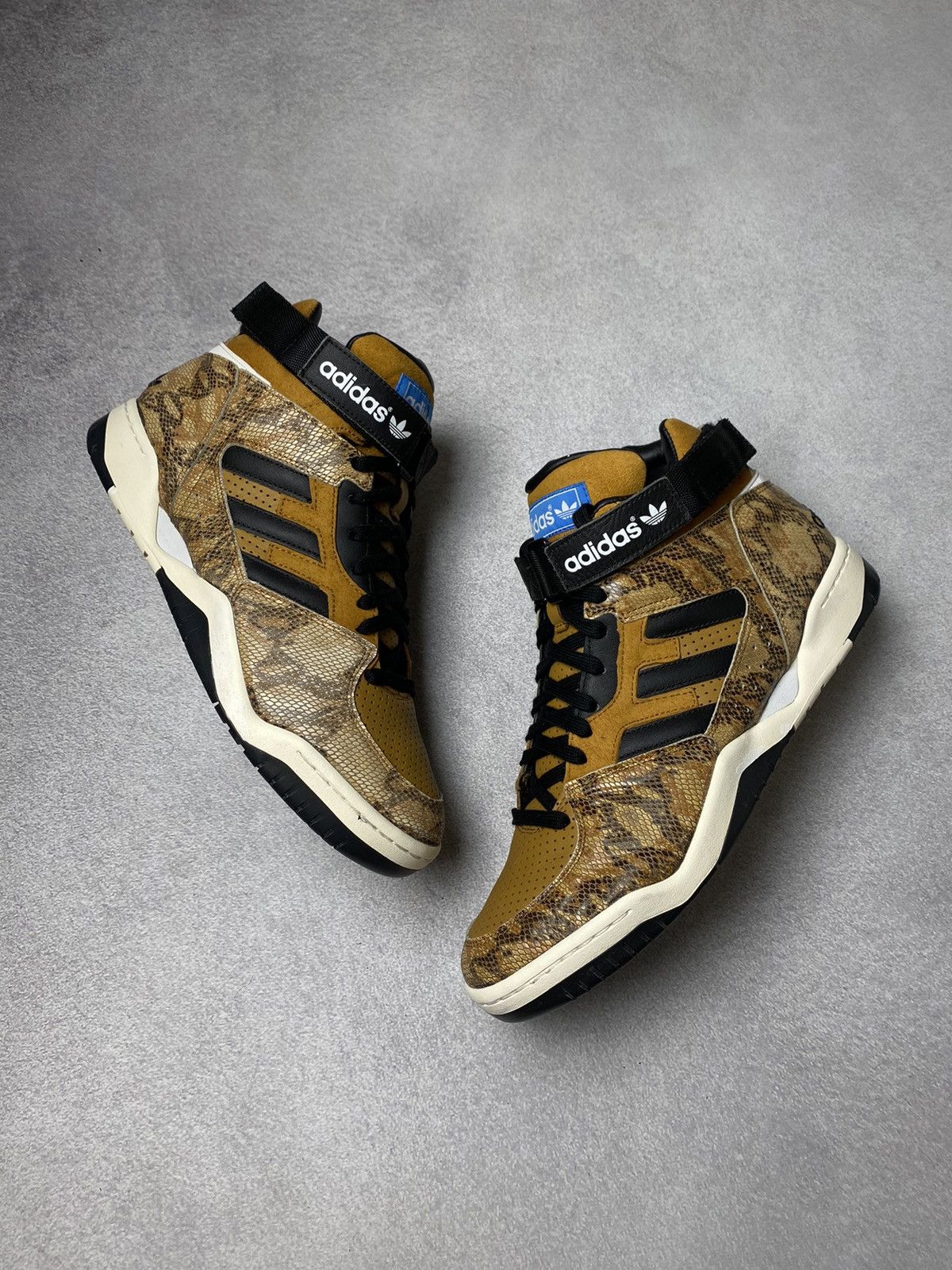 Jeremy Scott RARE Vintage Adidas Enforcer Mid Pellegrini Snakeskin Q34163 Size US 11.5 / EU 44-45 - 2 Thumbnail