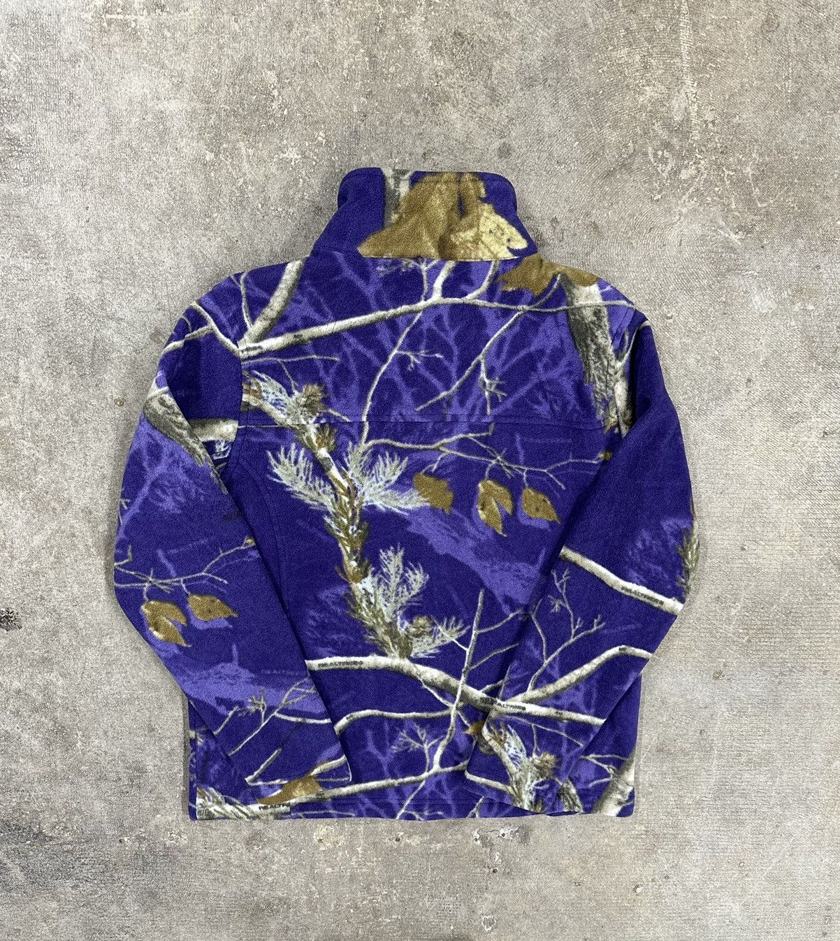 Realtree Crazy Y2K Realtree Camo Purple Fleece Jacket Size M / US 6-8 / IT 42-44 - 2 Thumbnail