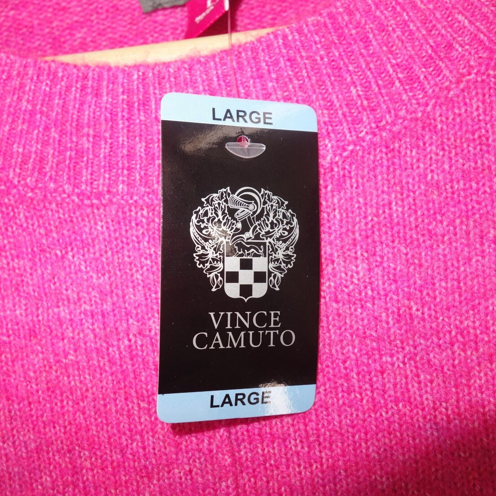 Vince Camuto NEW Vince Camuto Center Seam Crewneck Soft Sweater Size L / US 10 / IT 46 - 8 Thumbnail