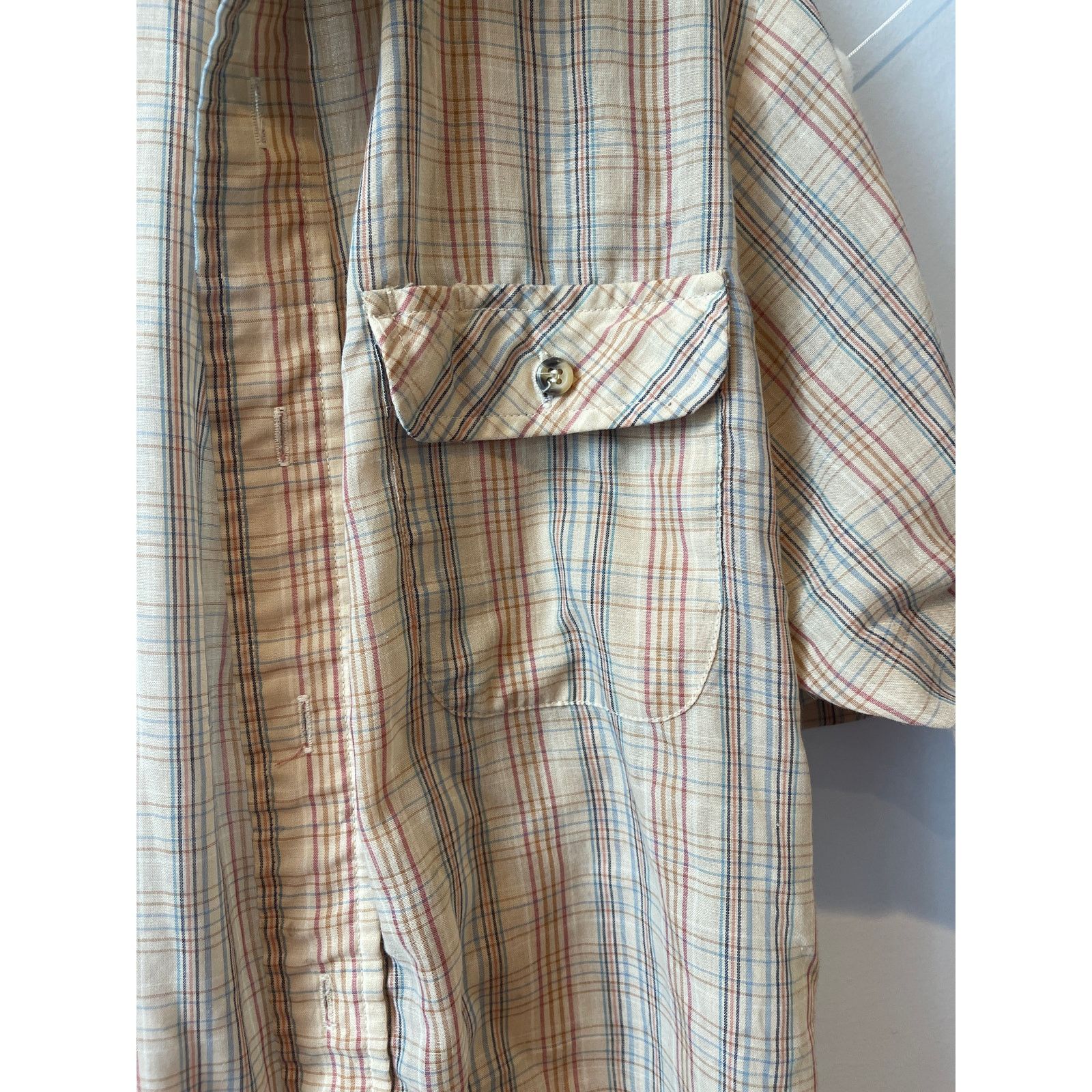 Levi's × Vintage Vintage Rare Levi's Stripe Button Down Short Sleeve Shirt Size US M / EU 48-50 / 2 - 3 Thumbnail