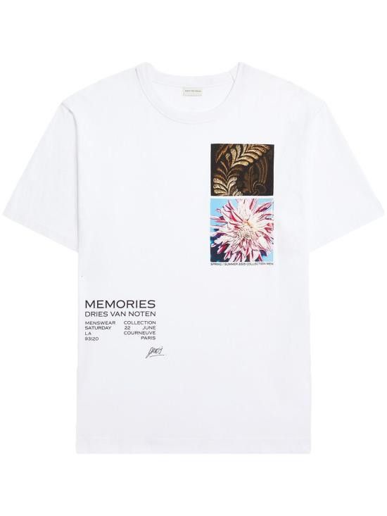 Dries Van Noten DRIES VAN NOTEN Men T-Shirts 251 021109 1600 001 White Size US M / EU 48-50 / 2 - 1 Thumbnail