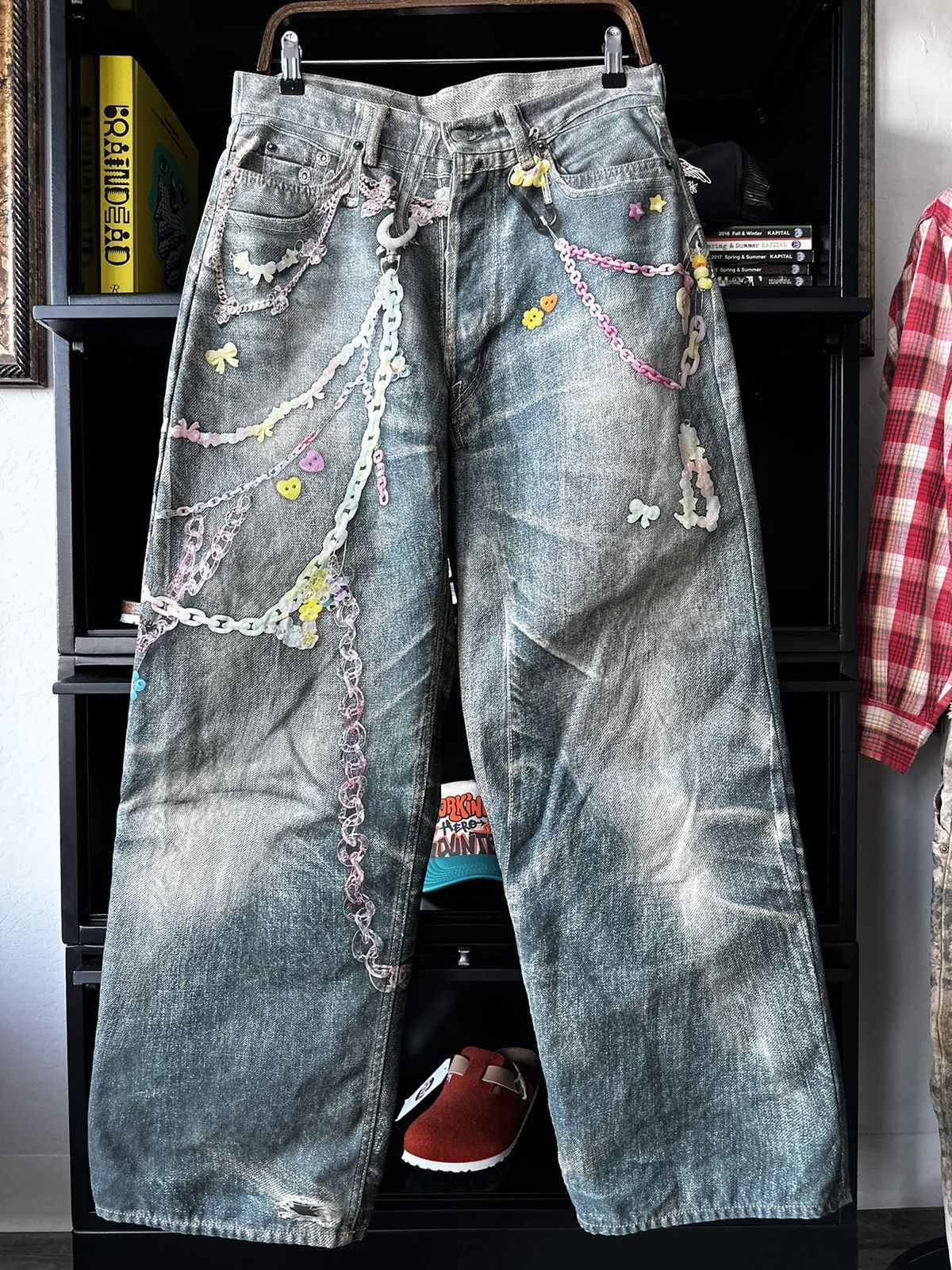 Acne Studios 1981 ワイドジーンズ | ブルー | FARFETCH JP