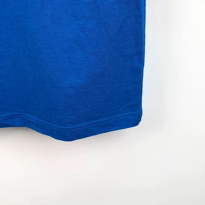 Gucci Gucci Co-branded blue side striped logo printed cotton rou Size L / US 10 / IT 46 - 4 Thumbnail