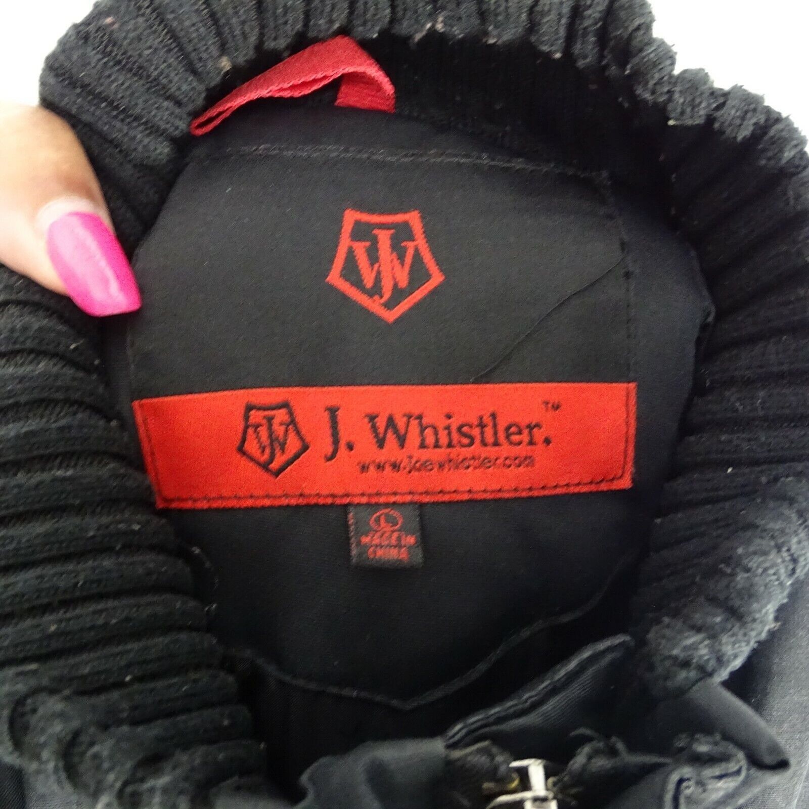 Other J Whistler Full Zip Ski Snow Jacket Men Size L Black Size US L / EU 52-54 / 3 - 7 Thumbnail