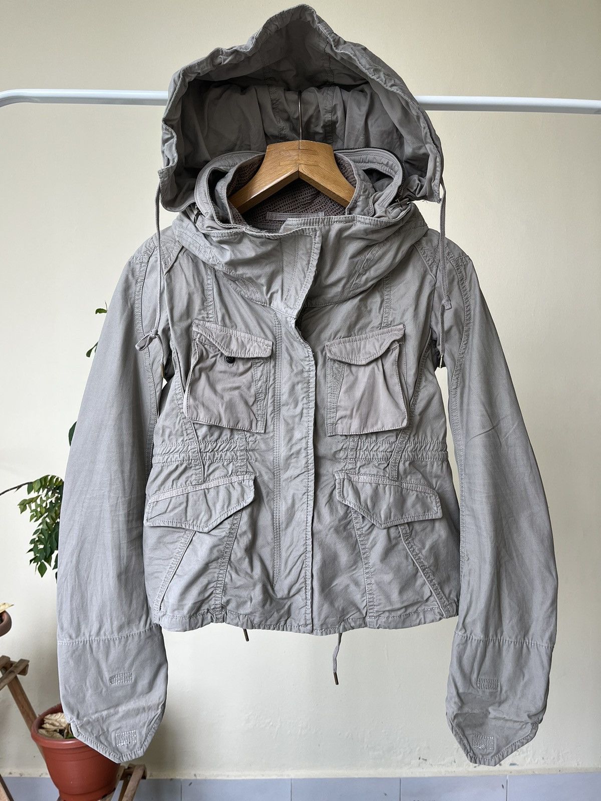 If Six Was Nine 💥 2000s GOA Bono Cyber Military Jacket Size S / US 4 / IT 40 - 1 Thumbnail