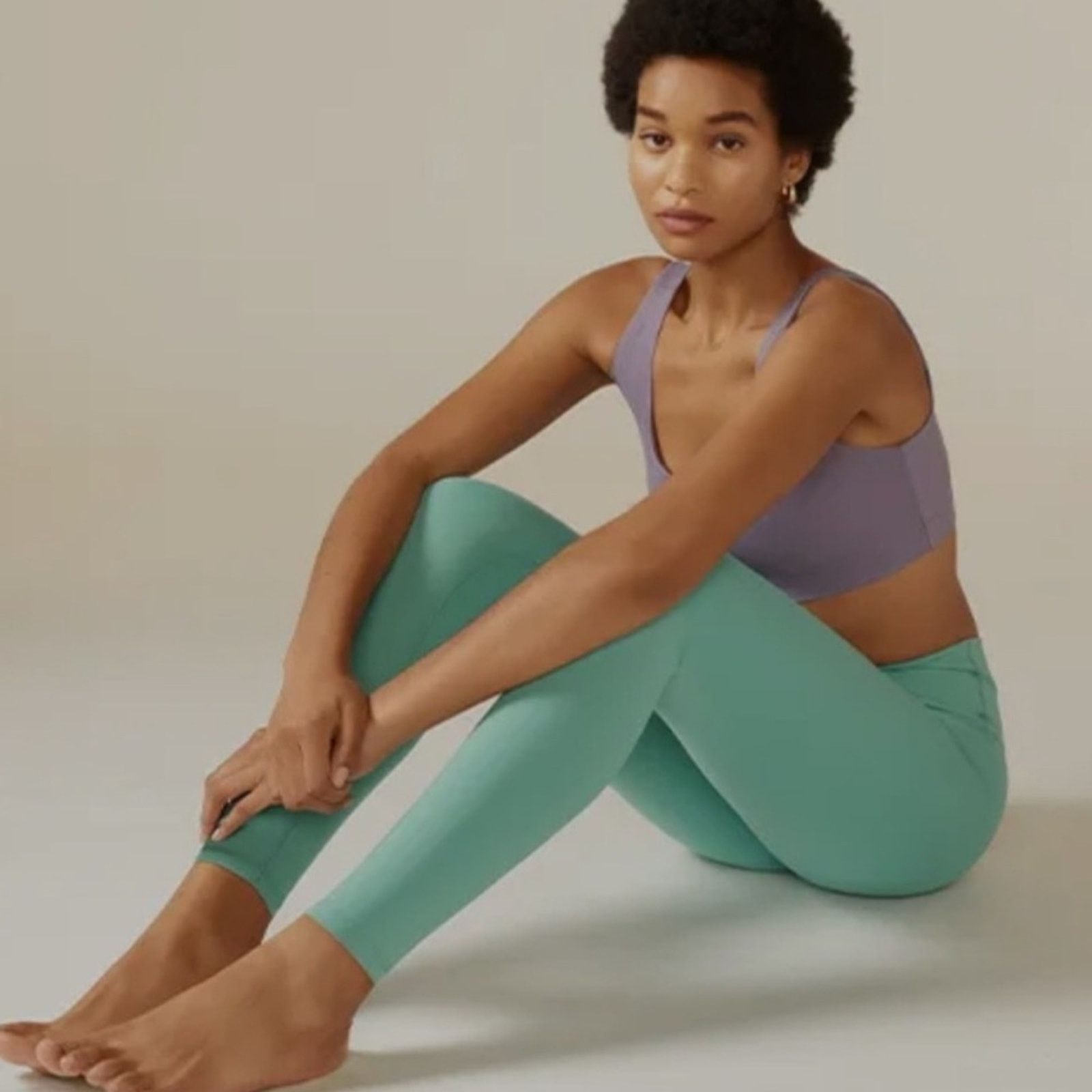 Everlane Everlane The Perform 24/7 Ankle Leggings in Soft Green Size 26" / US 2 / IT 38 - 10 Thumbnail