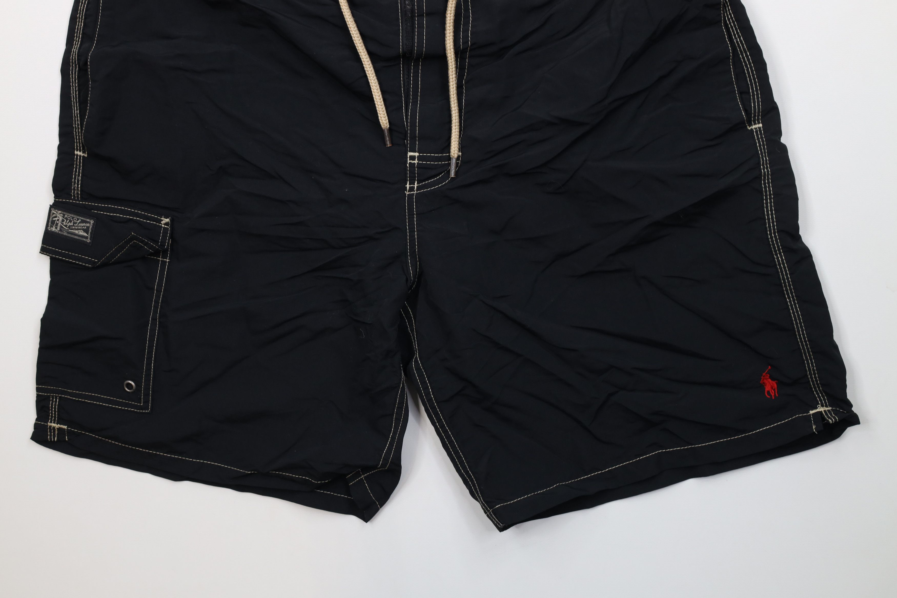 Ralph Lauren Vintage Y2K Ralph Lauren Lined Above Knee Shorts Swim Trunks Size US 34 / EU 50 - 4 Thumbnail