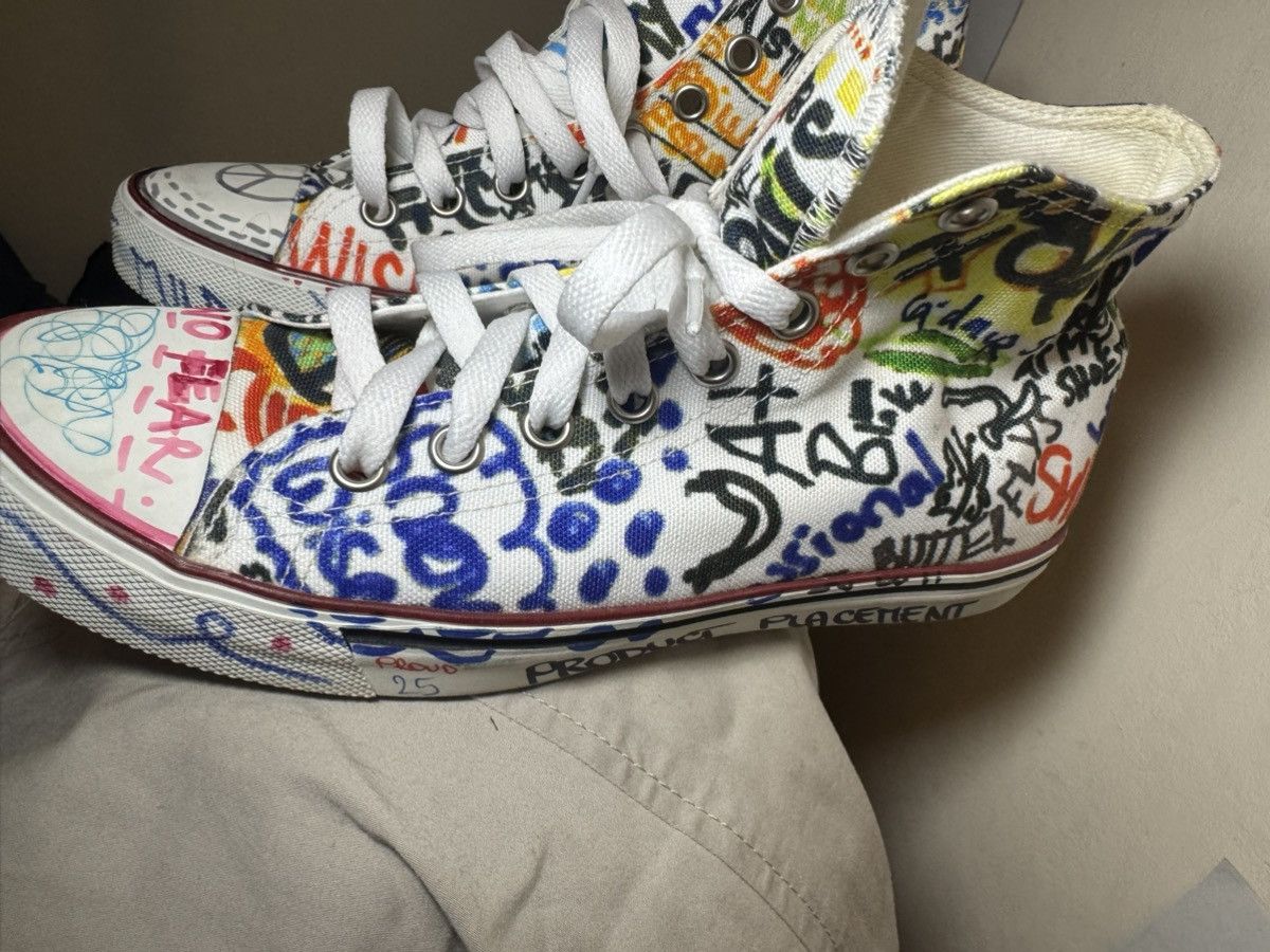 Vetements Vetements Georgia Graffiti Sneakers Size US 7 / EU 40 - 2 Thumbnail