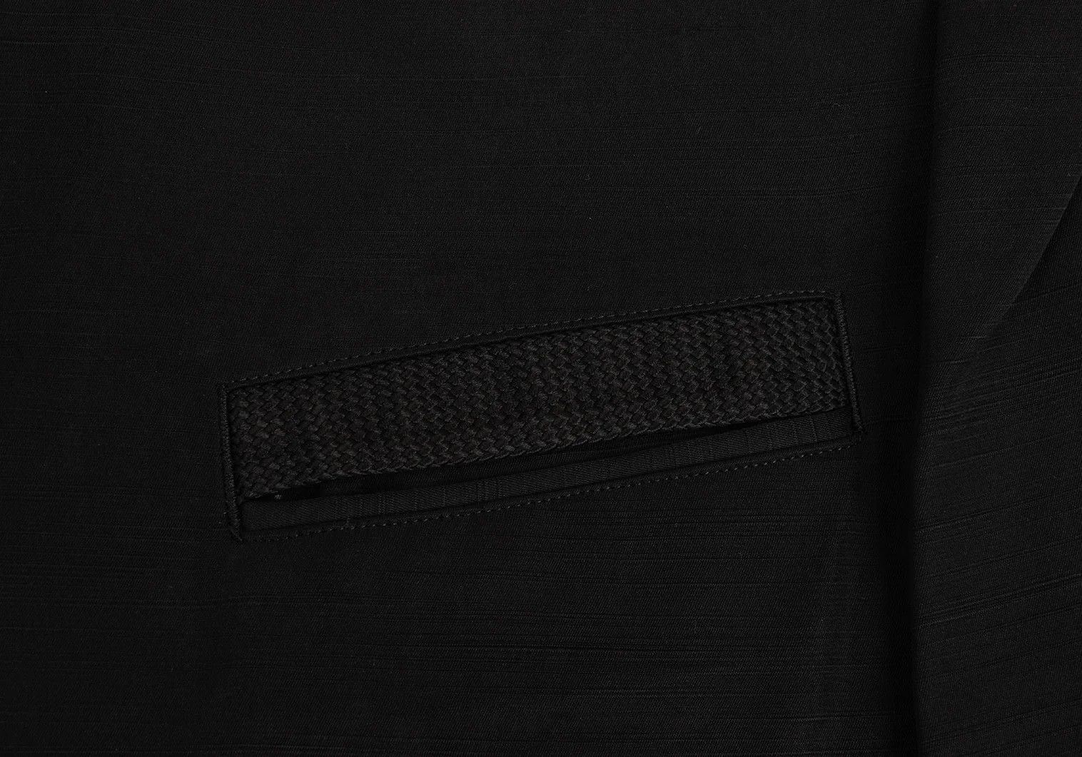 Yohji Yamamoto Yohji Yamamoto Silk Border Tape Design Jacket Size US L / EU 52-54 / 3 - 5 Thumbnail