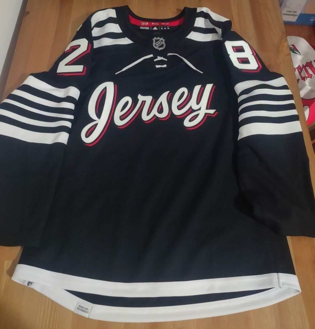 Adidas × NHL Timo Meier New Jersey Devils Authentic PrimeGreen Alt Jersey Size US S / EU 44-46 / 1 - 2 Thumbnail