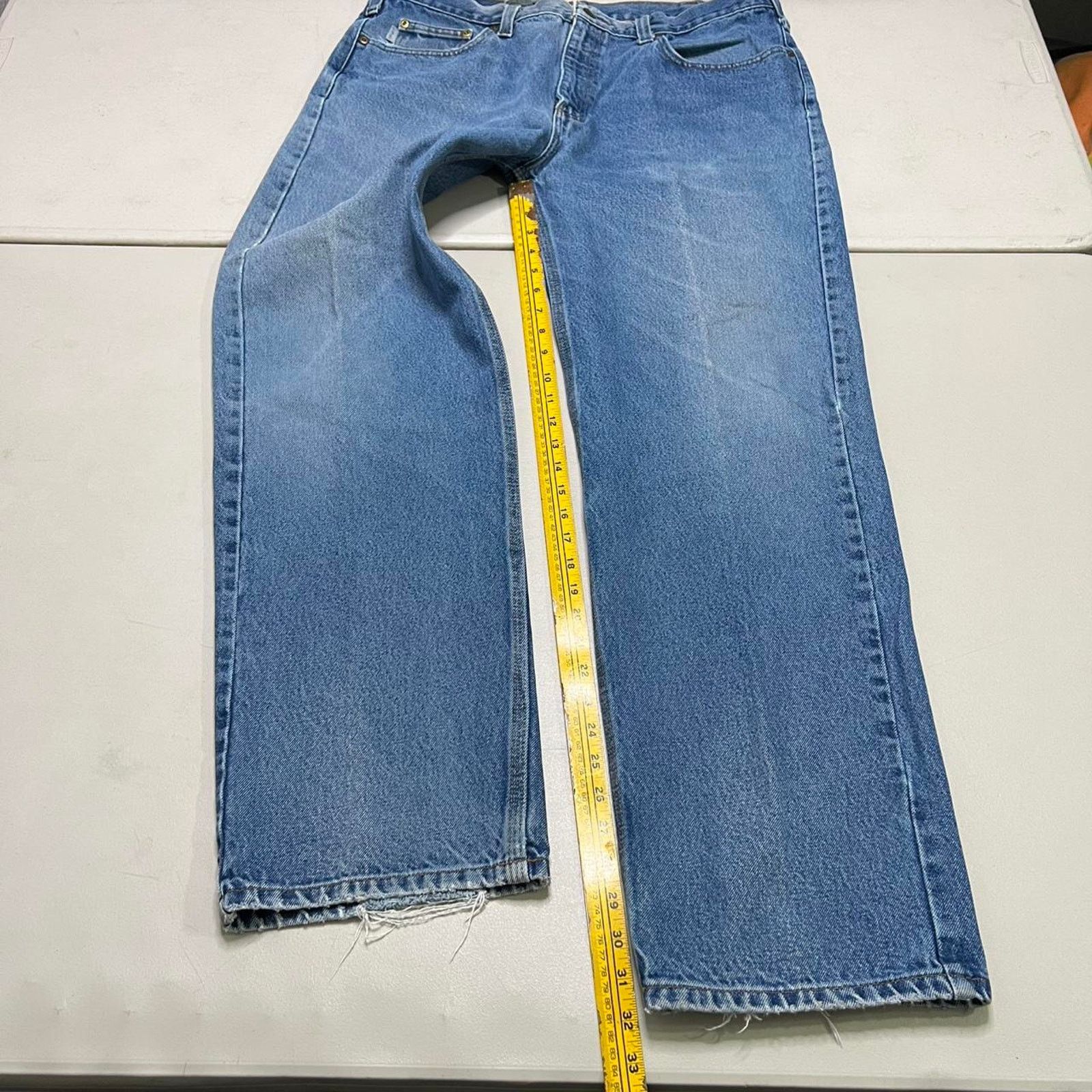 Carhartt CARHARTT B460 DVB Relaxed Fit Denim Medium Jeans 36x34 Size US 36 / EU 52 - 7 Thumbnail