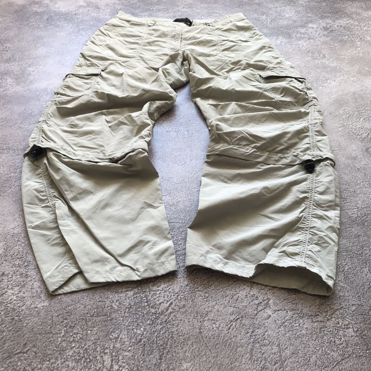 VINTAGE CARGO PANTS FLARED HYBRID PARACHUTE SPRING JAPAN 90S