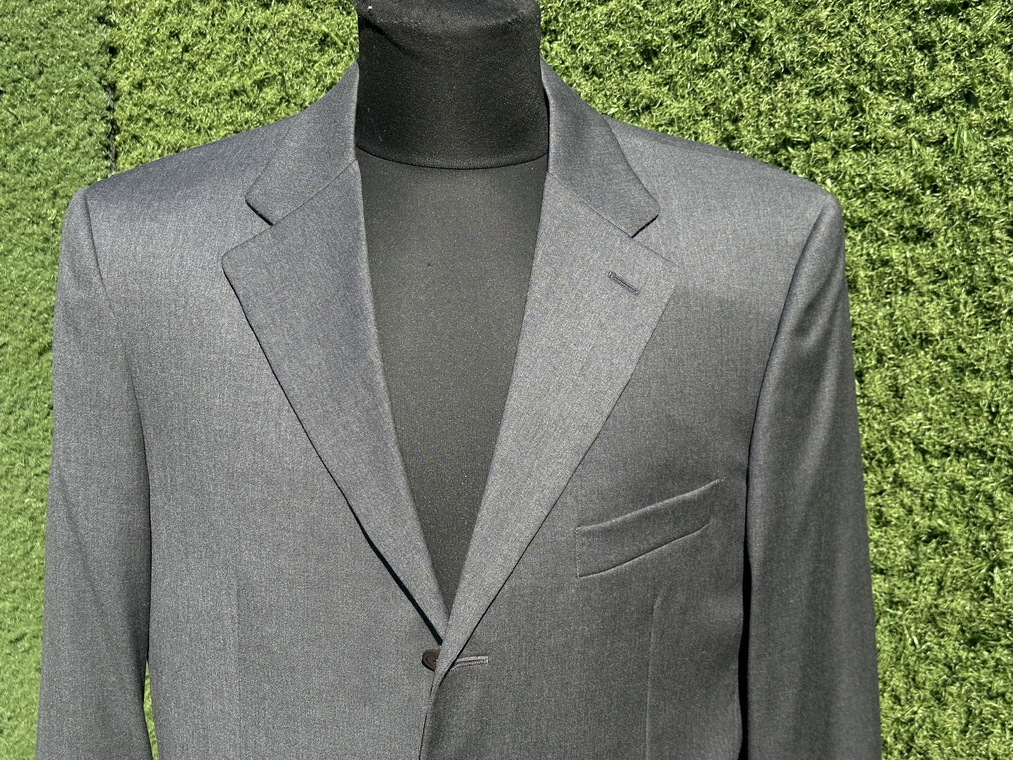 Yves Saint Laurent Yves Saint Laurent Homme Loro Piana Super 120 Blazer 54 6R Size 54R - 8 Thumbnail