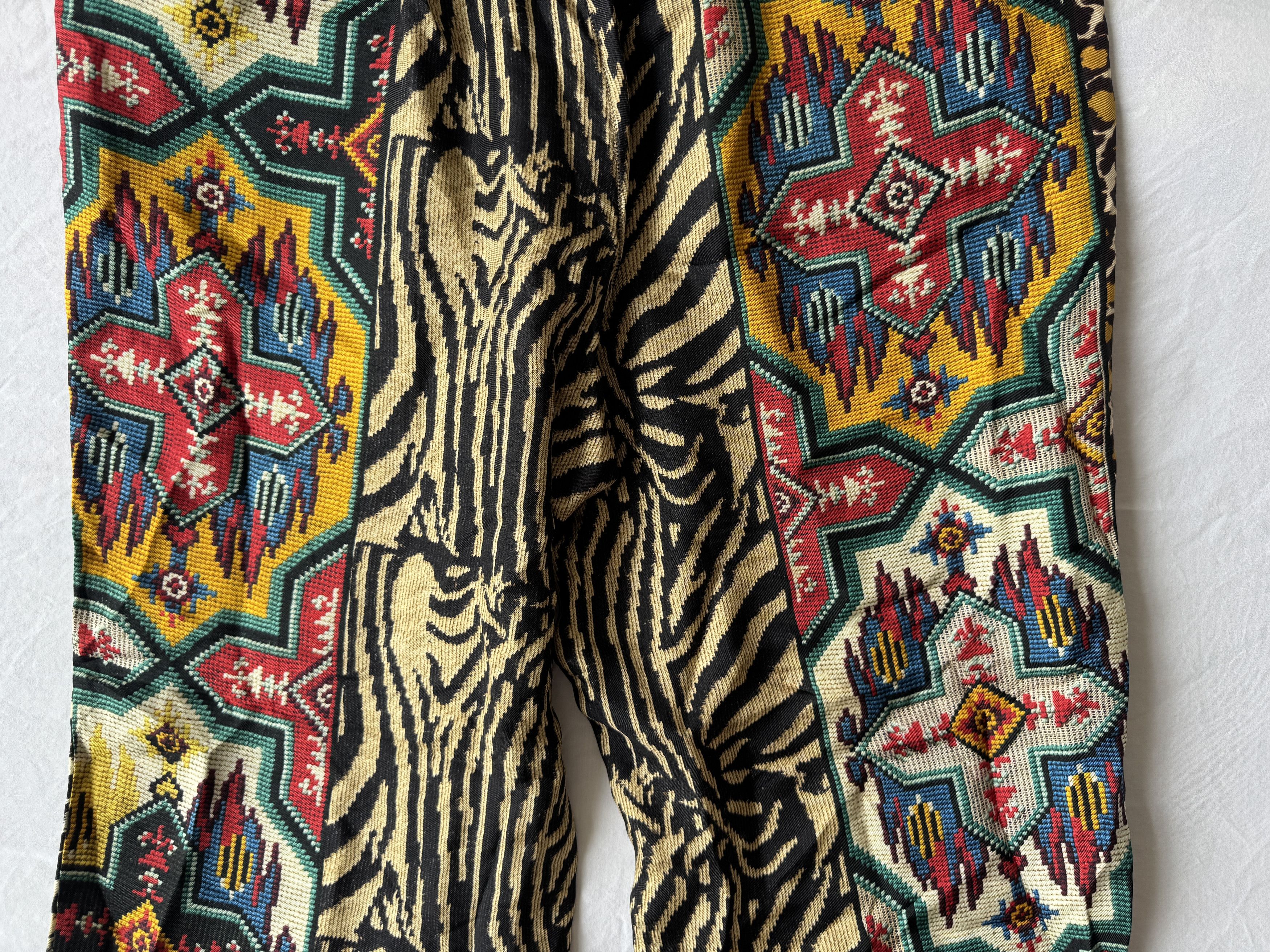 Pierre-Louis Mascia Silk Trousers Size US 34 / EU 50 - 2 Thumbnail