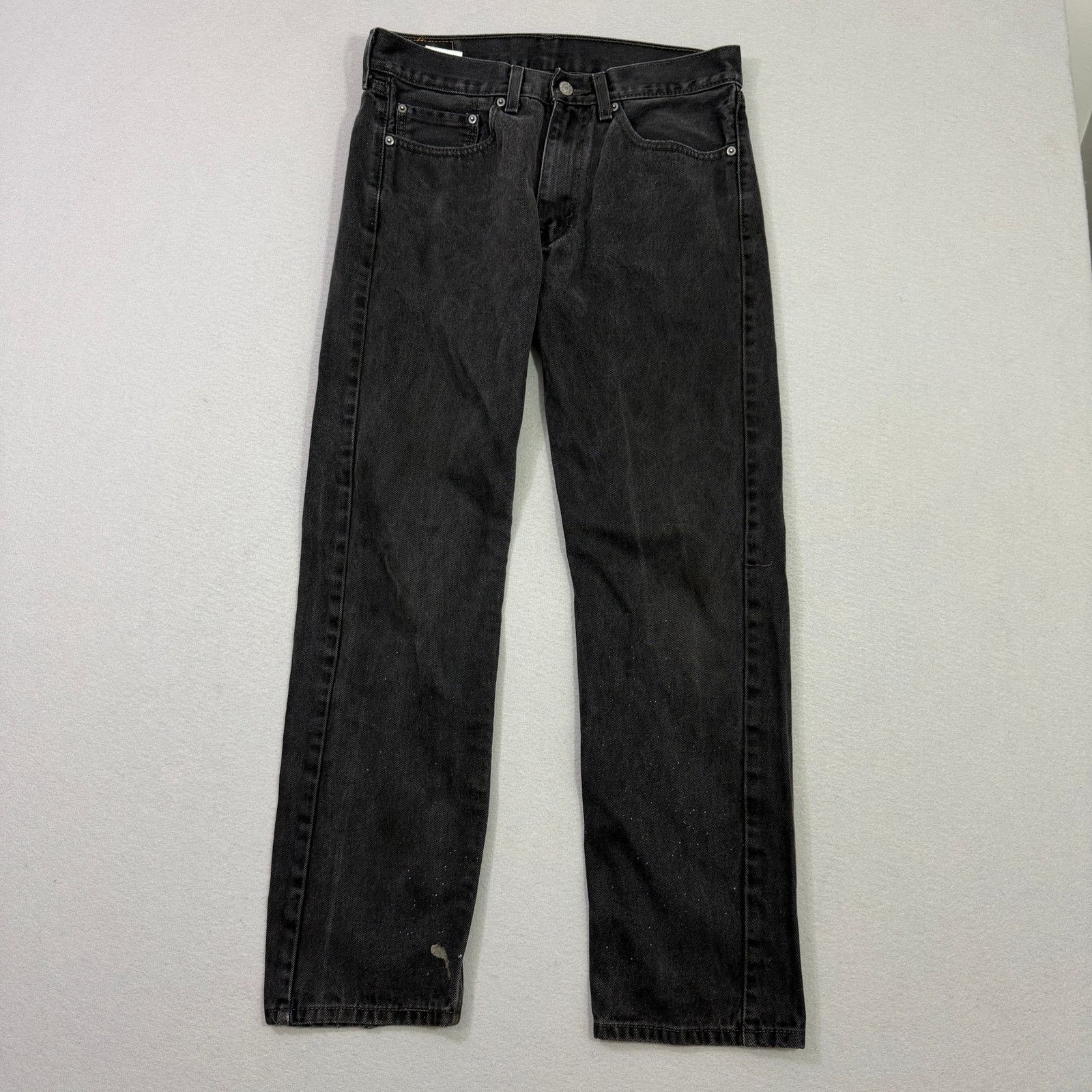 Levi's Levis 505 Regular Fit Jeans Men's 32x32 Black Zip Western Size US 32 / EU 48 - 1 Thumbnail