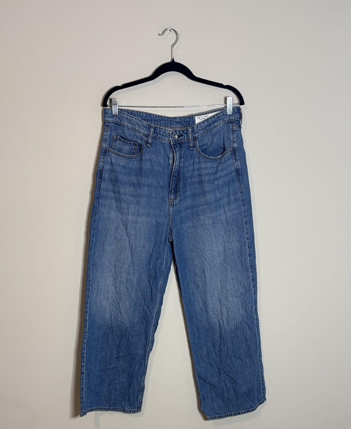 Rag & Bone Rag & Bone Lori Mid Rise Crop Jeans Size 30 Size 33" - 2 Thumbnail