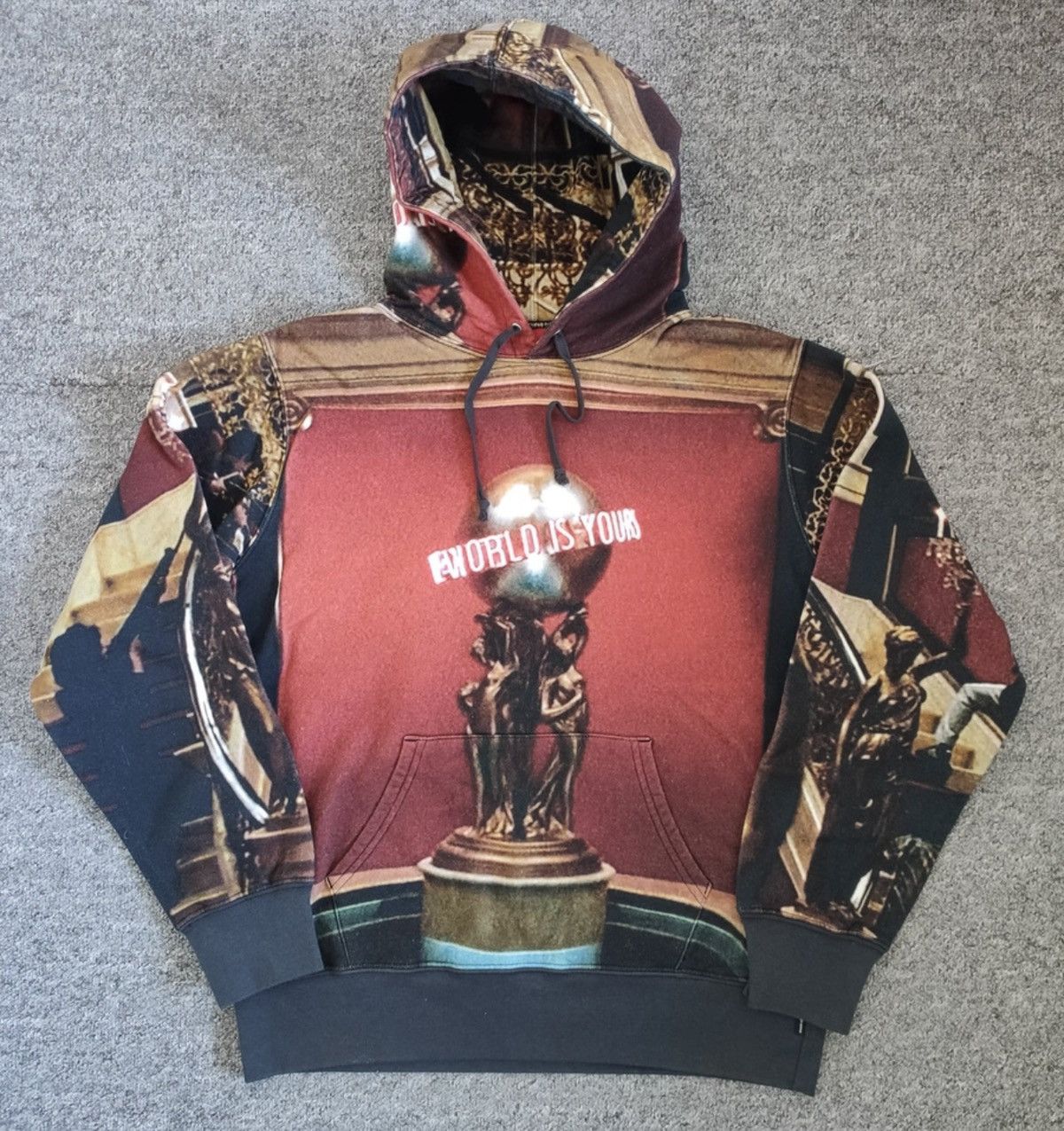 Supreme Supreme Scarface the World is Yours Hooded Sweatshirt 