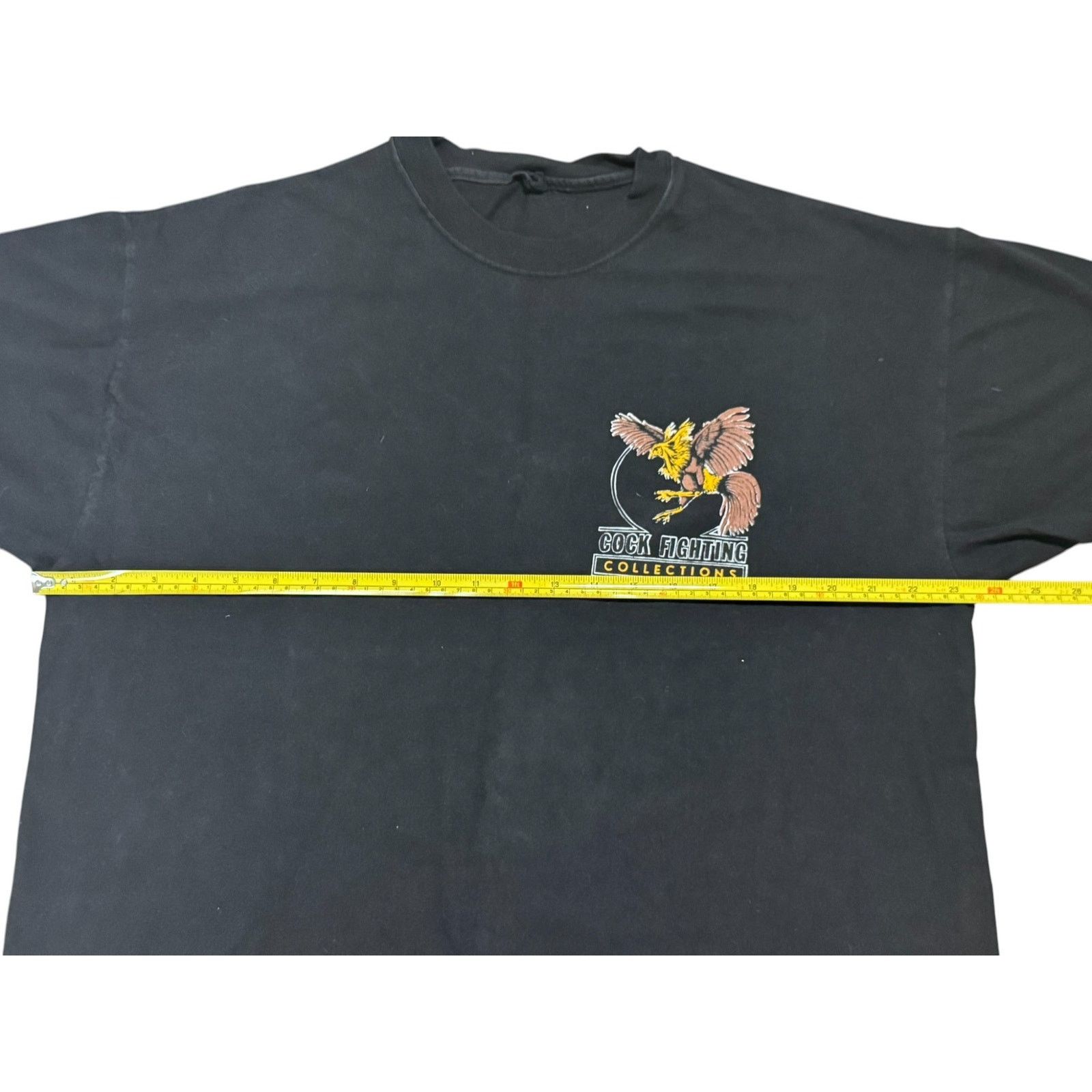 Vintage Vintage Y2K Hawaii Cock Fighting Club Tee XL cut tag Black Size US XL / EU 56 / 4 - 6 Thumbnail