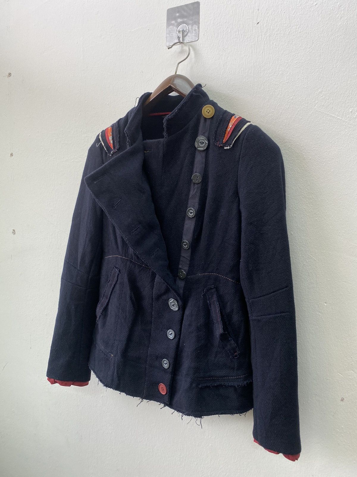 Marithe + Francois Girbaud Dark blue Marithé & François Girbaud wool jacket Size M / US 6-8 / IT 42-44 - 10 Thumbnail