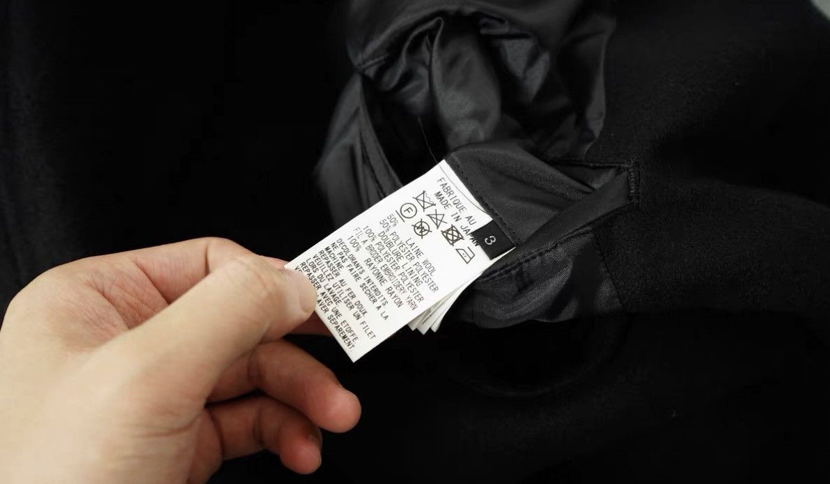 Yohji Yamamoto Yohji Yamamoto SYTE Silhouette Mid-length Wool Blend Coat Size US L / EU 52-54 / 3 - 8 Thumbnail