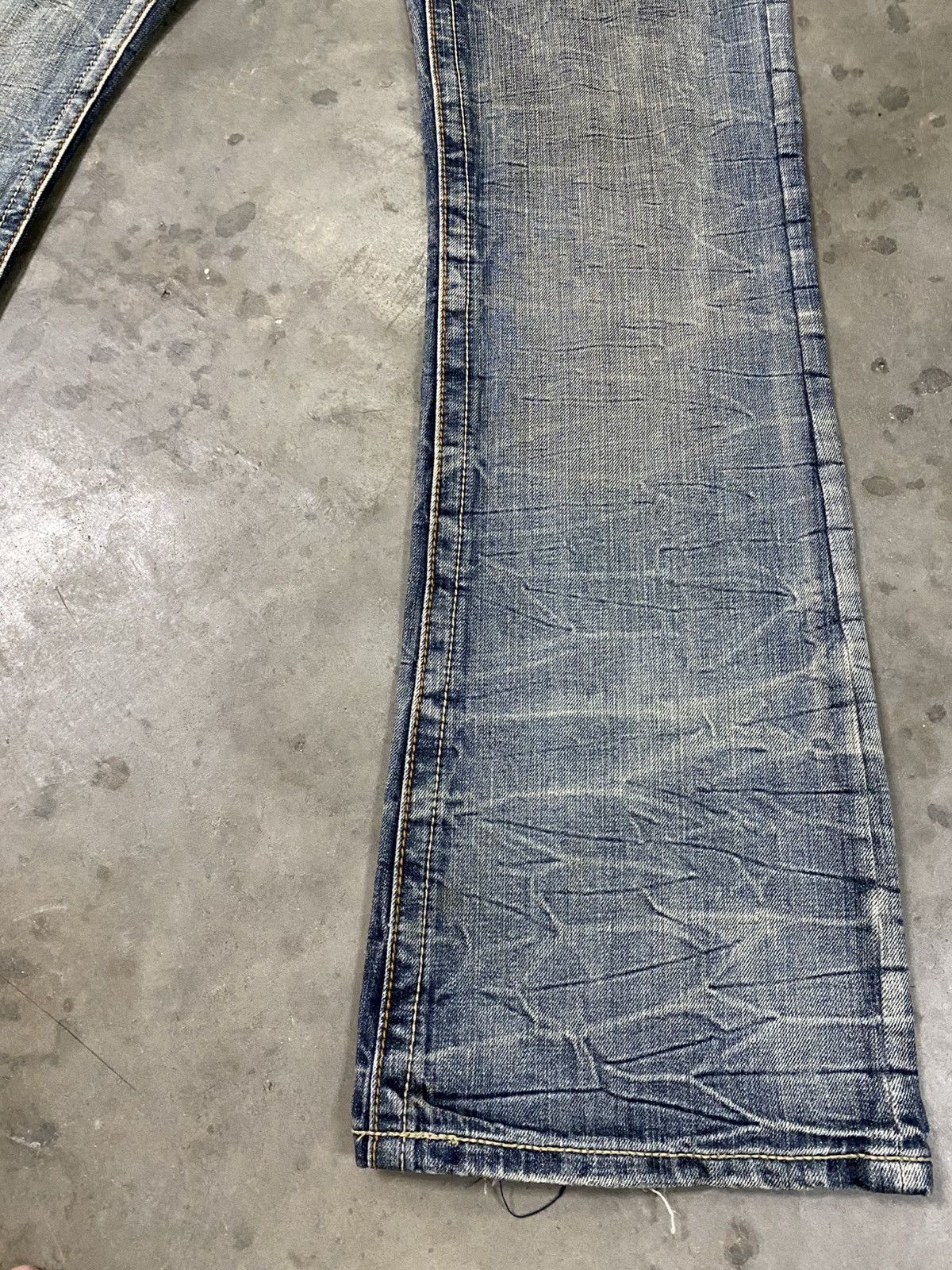 If Six Was Nine × Tornado Mart × semanticdesign Flare Jeans Japan Semantic Design Clawsmark Distressed @193 Size US 31 - 12 Thumbnail
