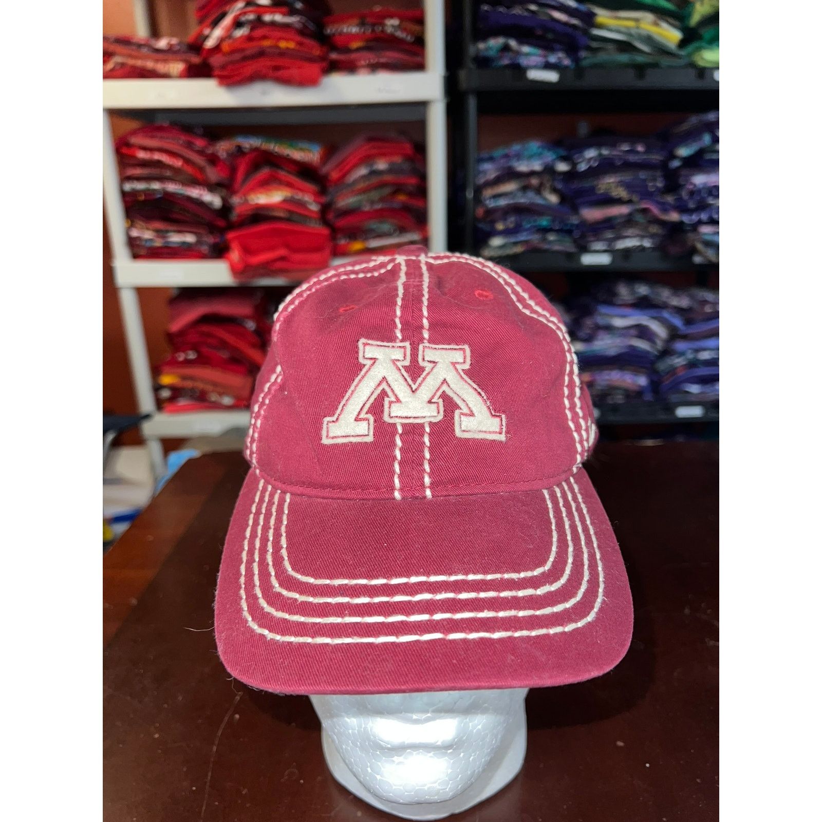 Zephyr Minnesota Gophers Hat Golden Gopher College Zephyr Cap OS Size ONE SIZE - 1 Thumbnail
