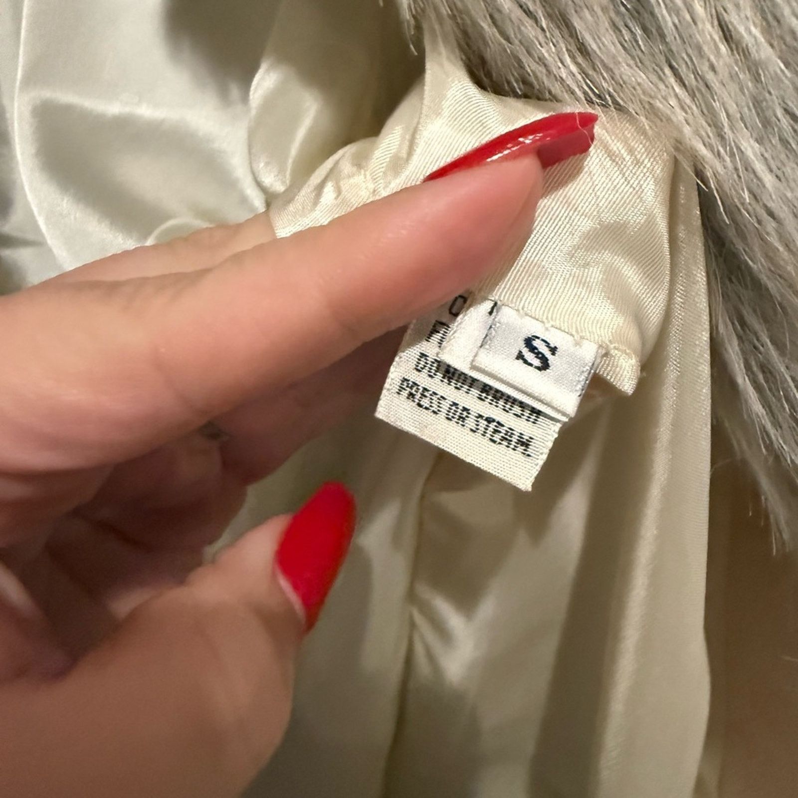 Del Bene Genuine Fur Coat, Small, Vintage Luxury Fox Fur