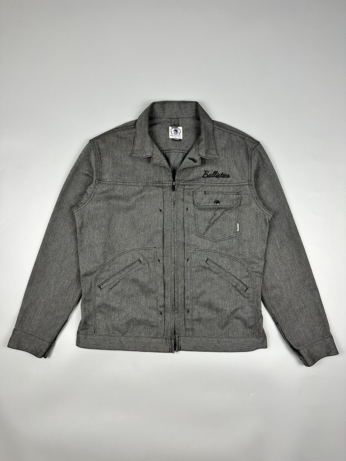 Japanese Brand Japanese Ballistics Industries Inc Detroit Denim Jacket Size US XL / EU 56 / 4 - 1 Thumbnail