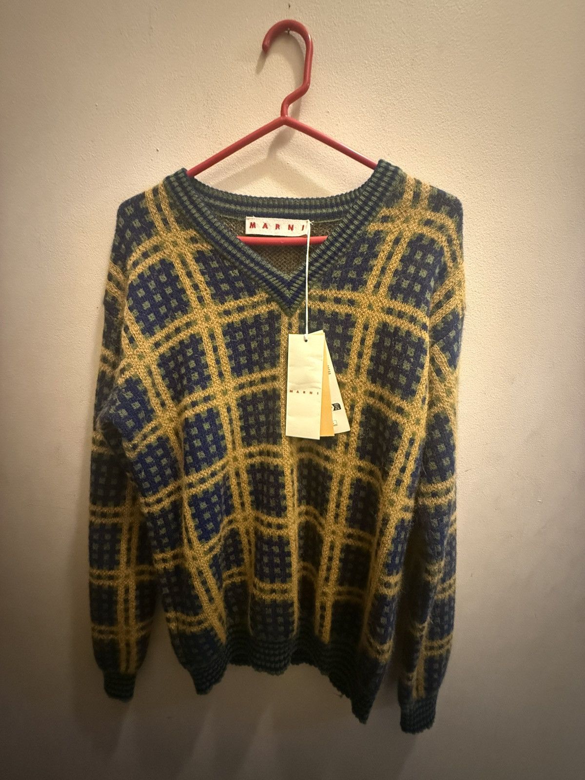Marni V-Neck Sweater Never Worn Size US M / EU 48-50 / 2 - 3 Thumbnail