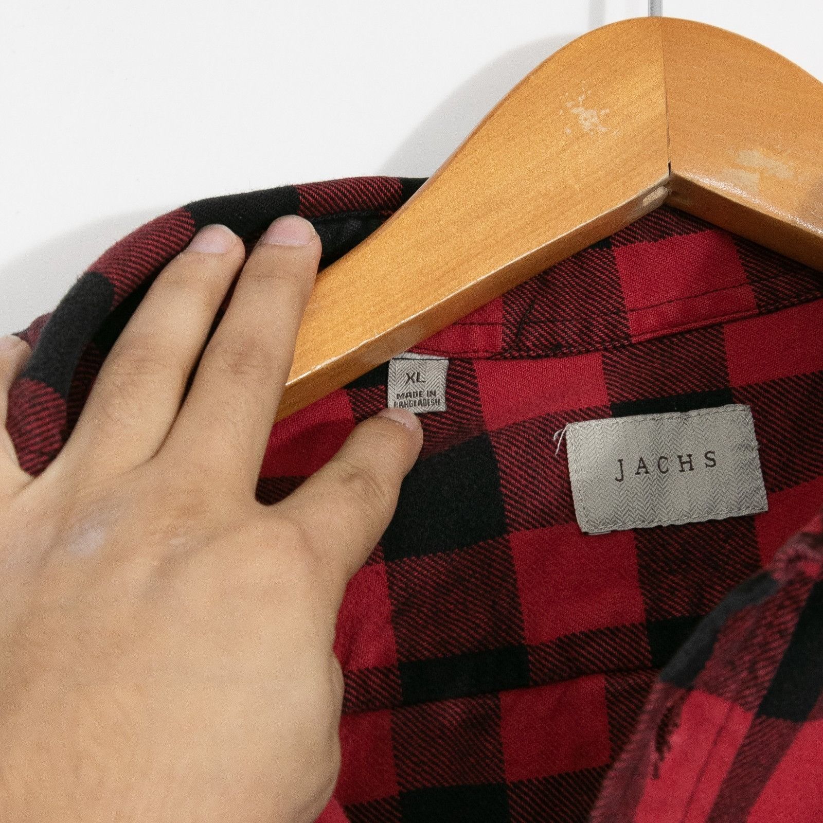 JACHS NY Jachs Buffalo Plaid Button Up Flannel Shirt Mens XL Outdoor Size US XL / EU 56 / 4 - 5 Thumbnail