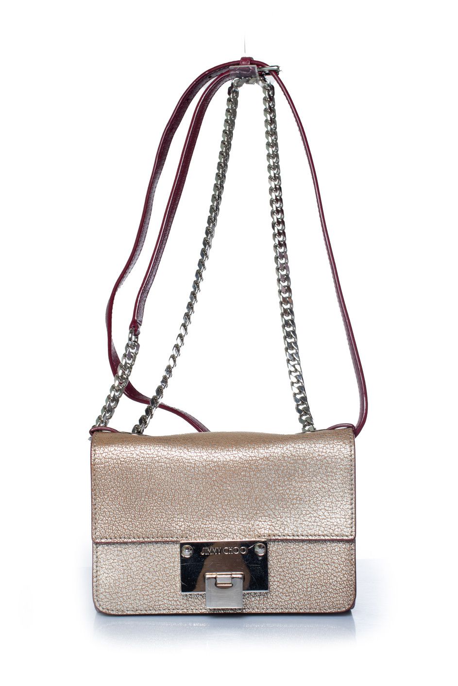 Jimmy Choo Jimmy Choo, Rebel crossbody rose leather bag Size ONE SIZE - 7 Thumbnail