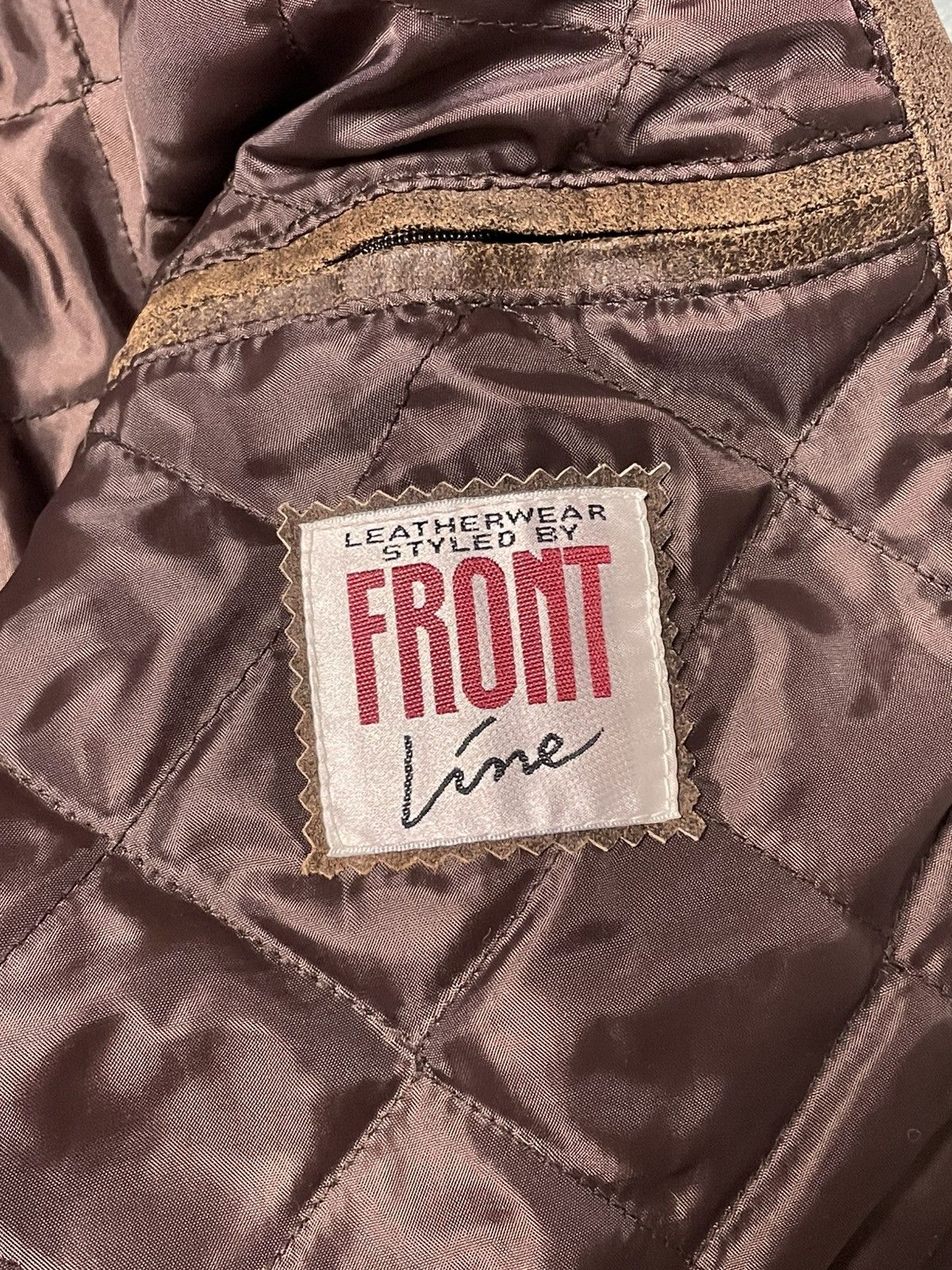 Designer × Vintage Forntline leather jacket vintage Size M / US 6-8 / IT 42-44 - 9 Thumbnail