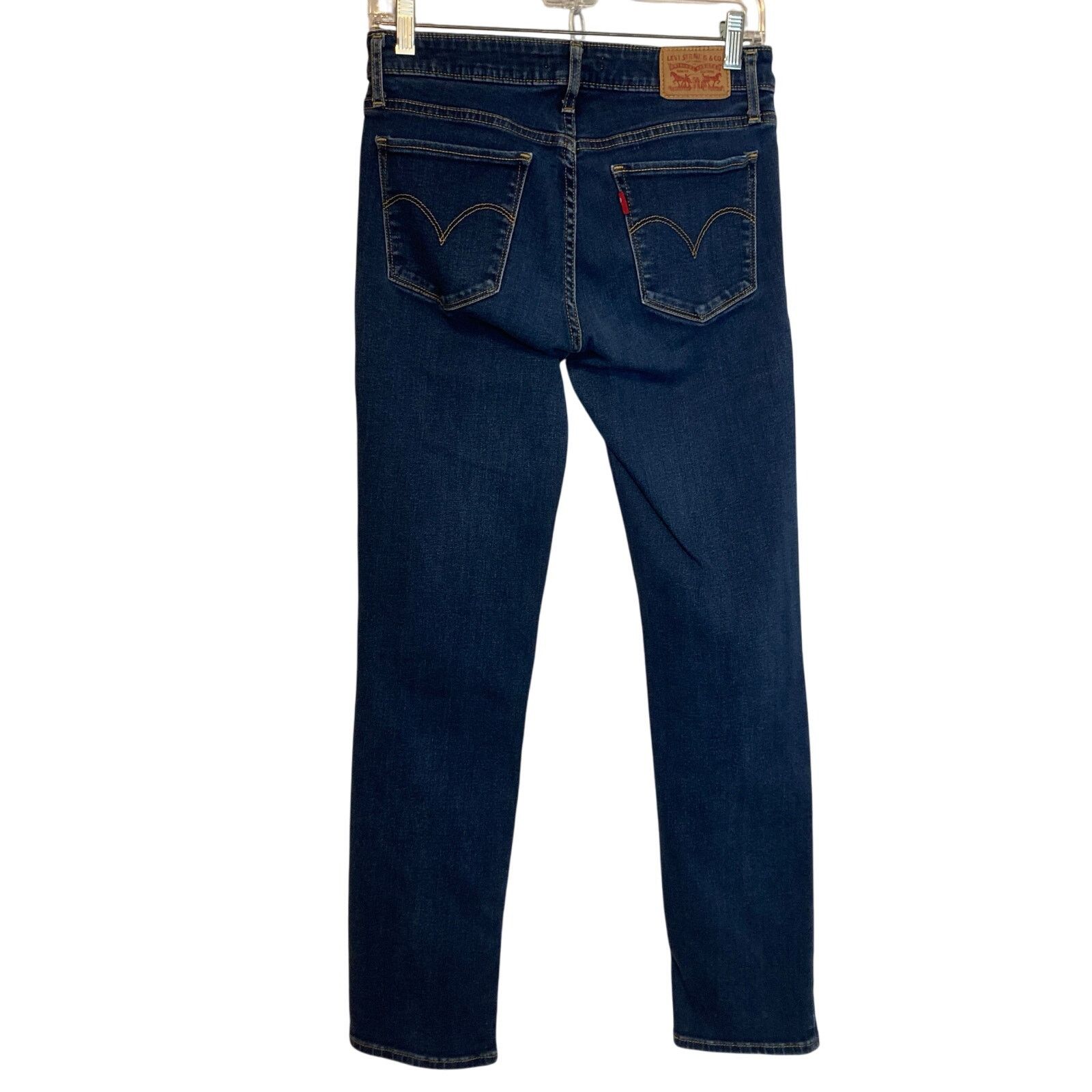 Levi's Levi’s 712 Slim Straight Leg Mid Rise Blue Denim Jeans Pants Size 29" - 2 Thumbnail