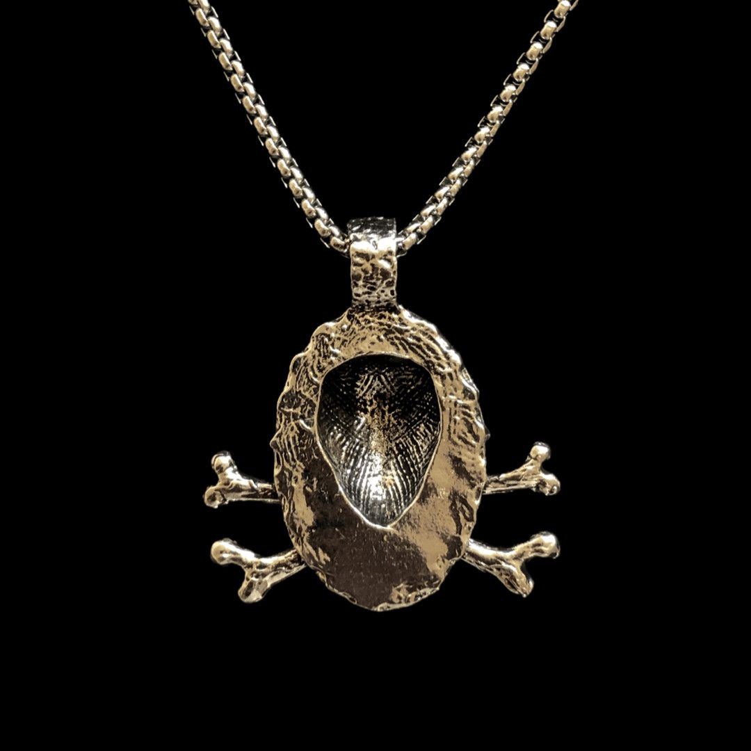 Jewelry Skull Punk Necklace Gothic Chain Size ONE SIZE - 4 Thumbnail
