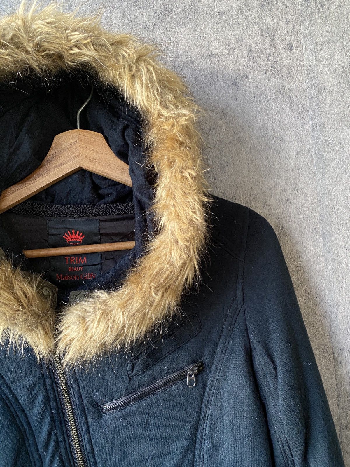 Japanese Brand Maison Gilfy Dark Green Fur Hoodie Zipper Jacket Size US S / EU 44-46 / 1 - 10 Thumbnail